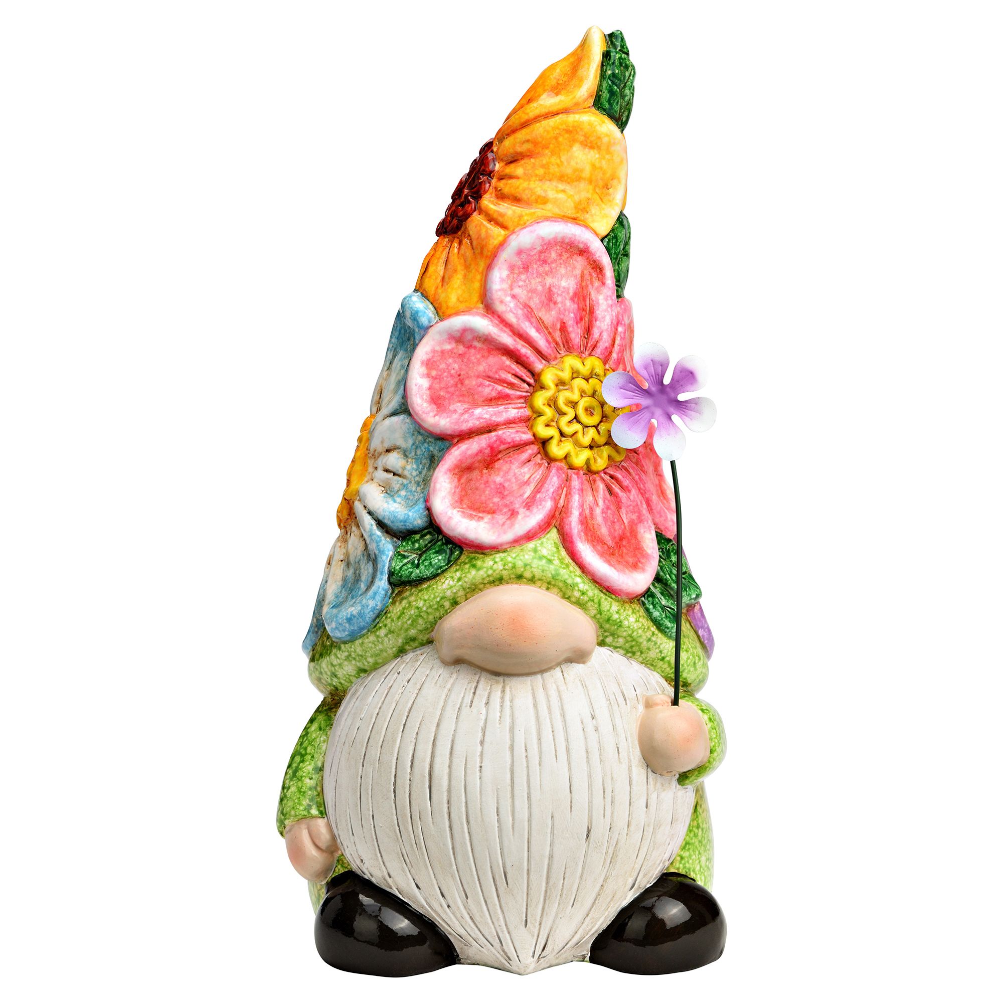 WURM Wichtel mit Blumen Mütze aus Keramik Designauswahl