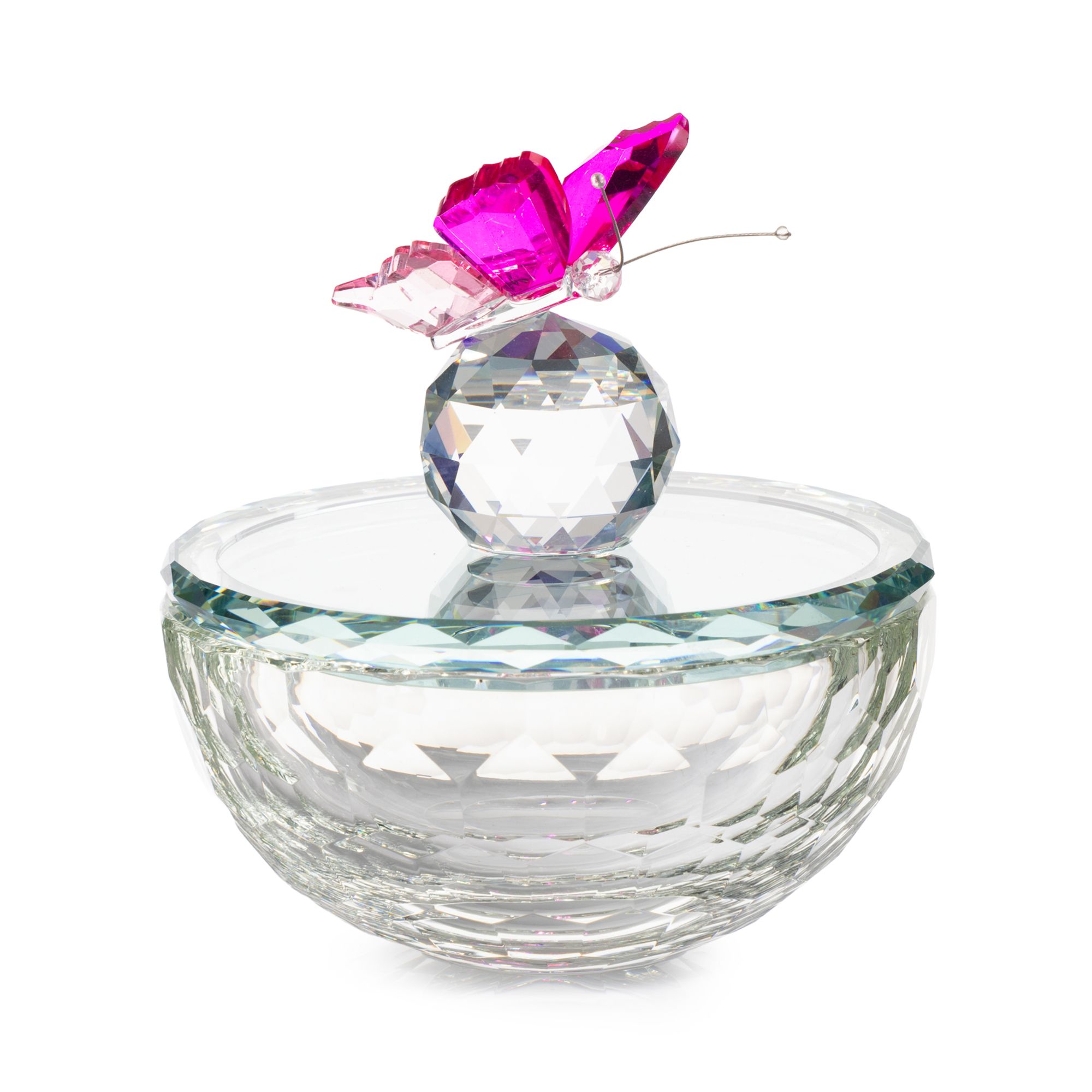 ABELLA Casa Deko-Schale Kristall-Optik lebensmittelecht Ø 12cm, Höhe 9cm