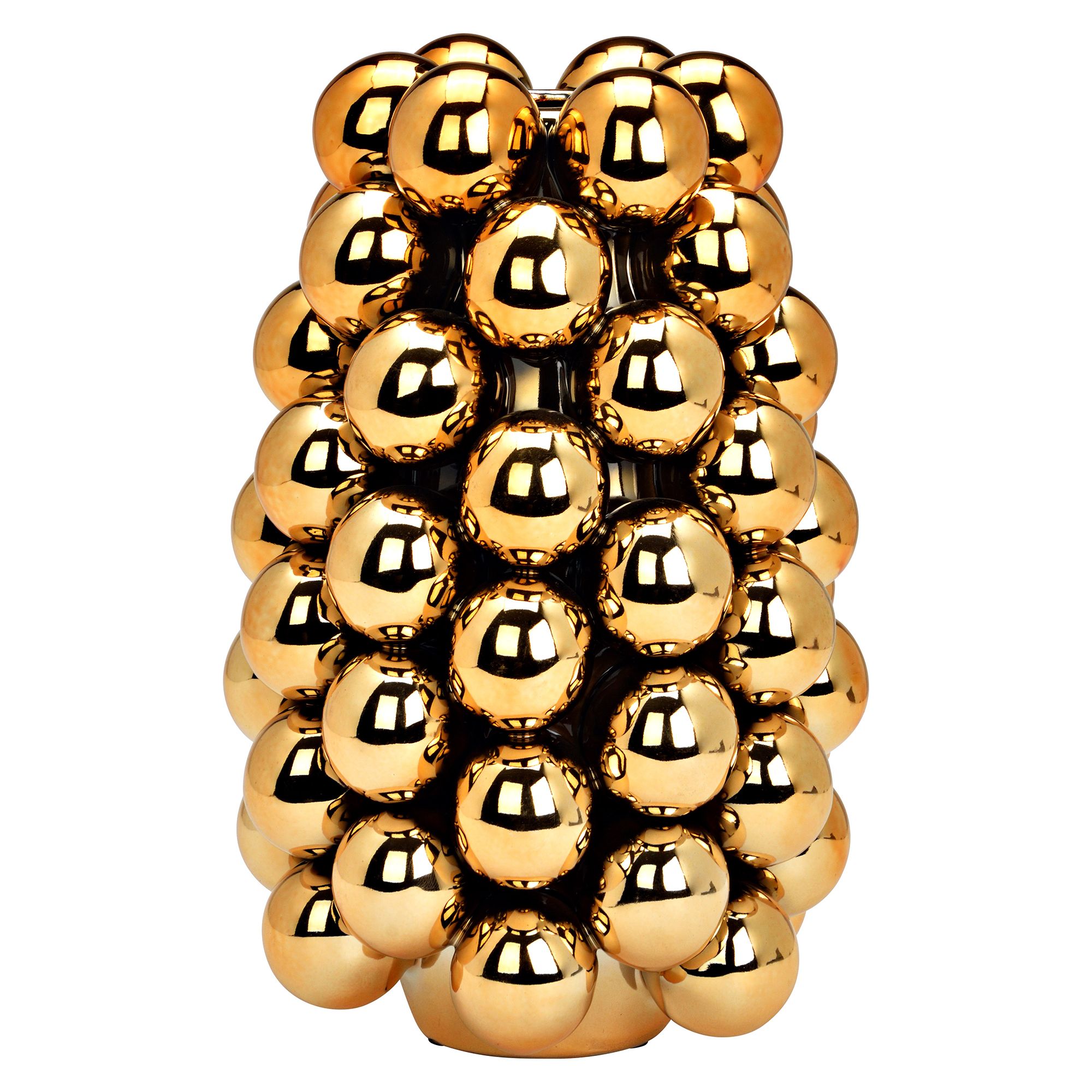 PUR FLEUR Kunstblumen-Vase Bubble-Design Porzellan versch. Größen/Farben