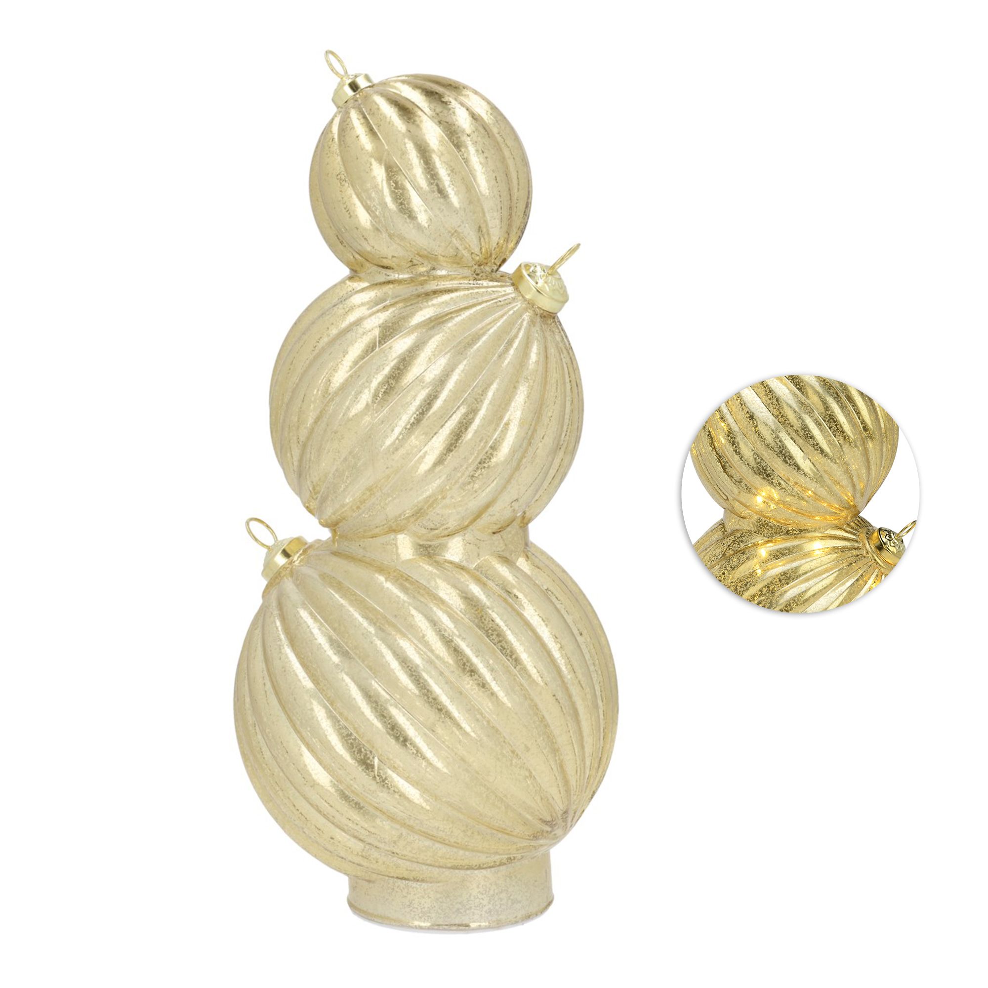 WURM LED-Kugeln aus Glas 17x36x17cm