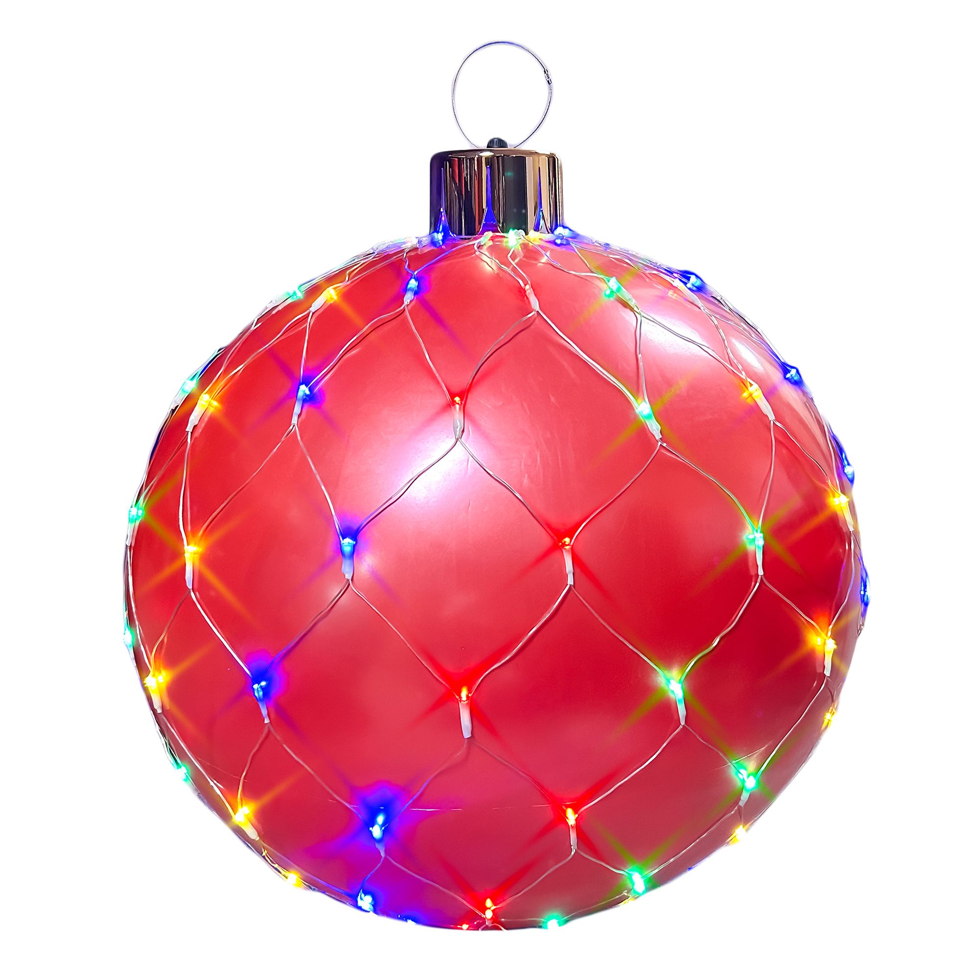 LUMIDA Xmas LED-Christbaumkugel aufblasbar outdoorgeeignet Ø 61cm