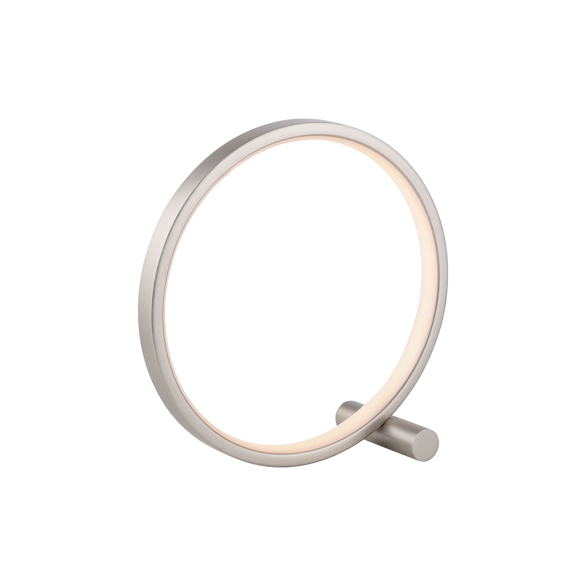 LUMIDA Looks LED-Tischleuchte Ring-Design Höhe 25,5cm, Energieeffizienzklasse E