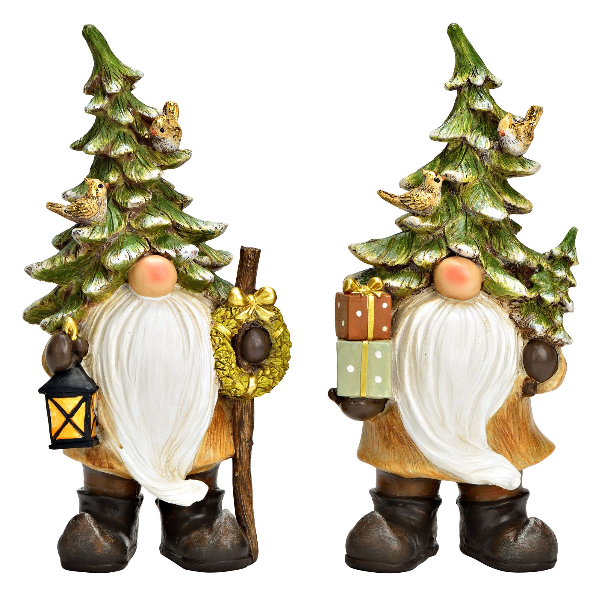 WURM Wichtel Weihnachts-Dekor 2er-Set 10x22x8cm