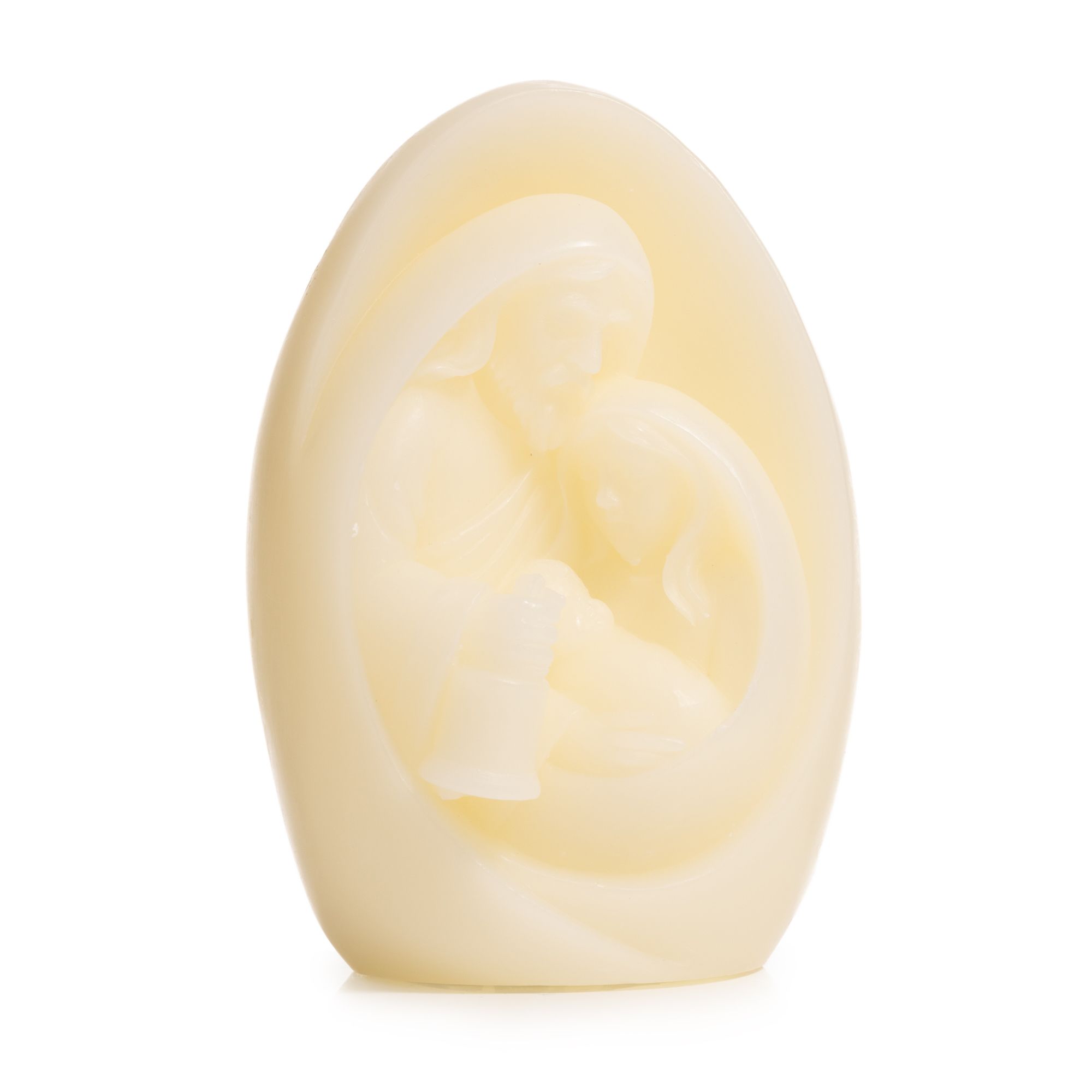 ELAMBIA LED-Figurenkerze Heilige Familie 5h-Timerfunktion Ø 12cm, Höhe 20cm