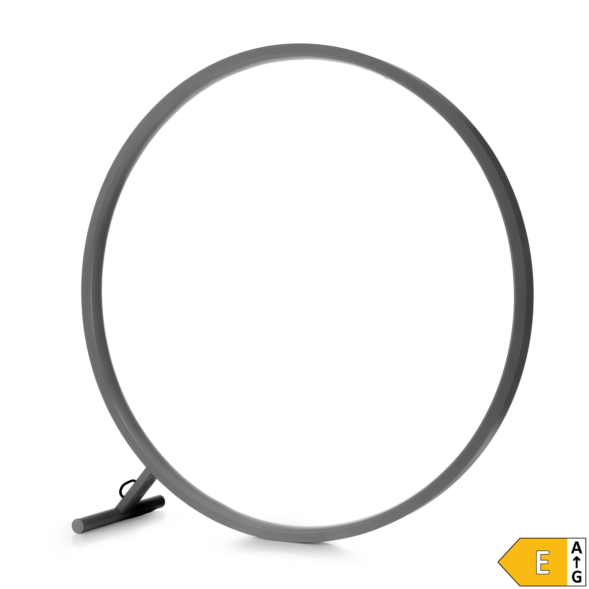 LUMIDA Looks LED-Stehleuchte Ring-Design groß Fernbedienung Höhe 80cm, Energieeffizienzklasse E