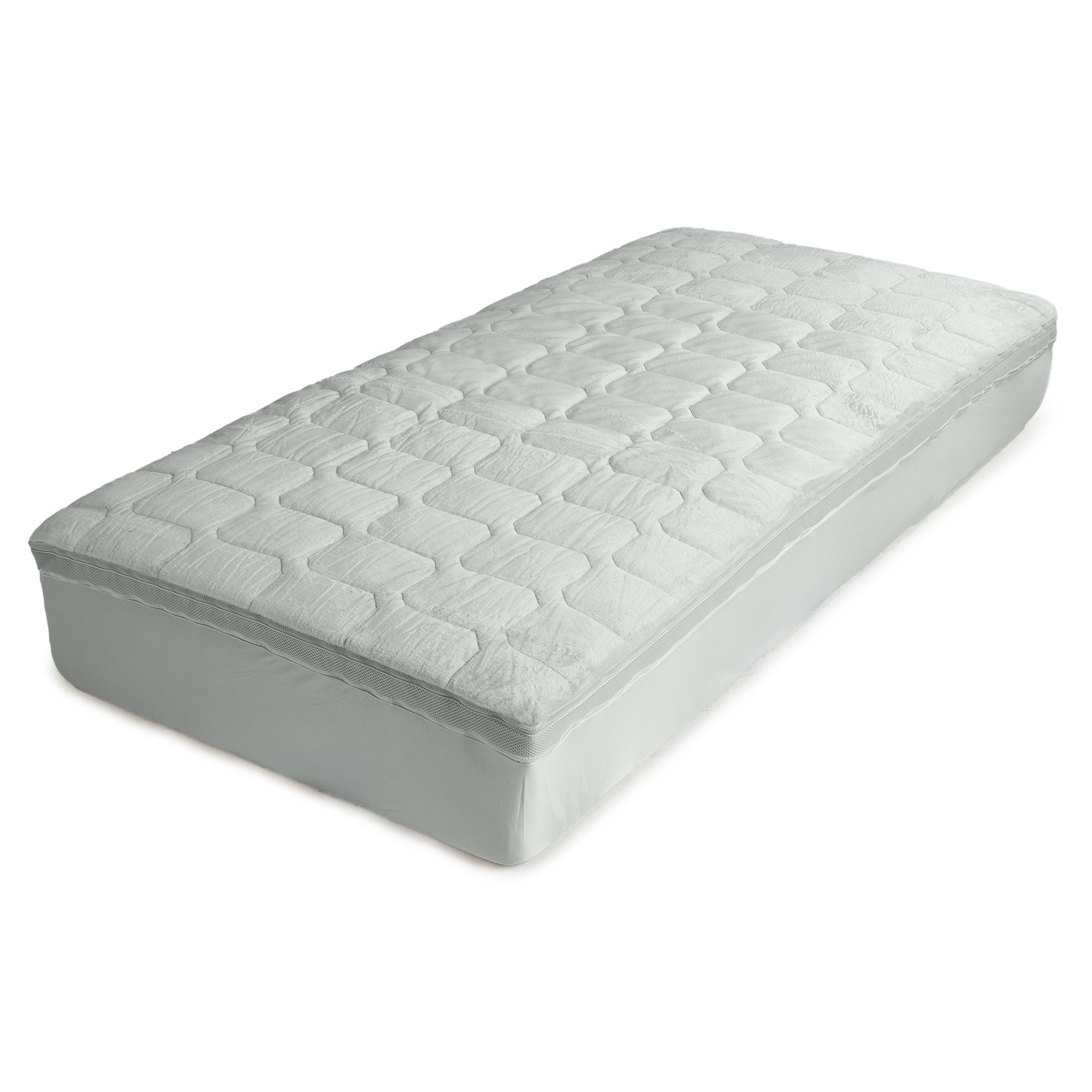 GOLDWOLKE Premium- Topper- & Unterbett Chinchilla wendbar