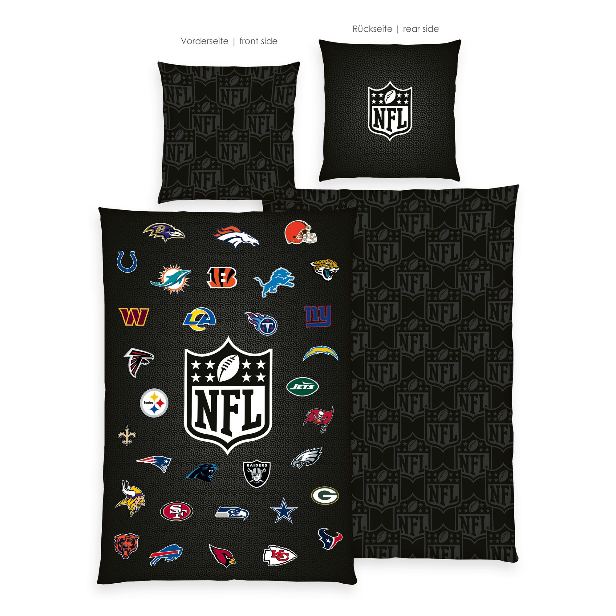 HERDING Lizenzbettwäsche Motivauswahl Baumwoll Renforcé Einzelbett, 2tlg.