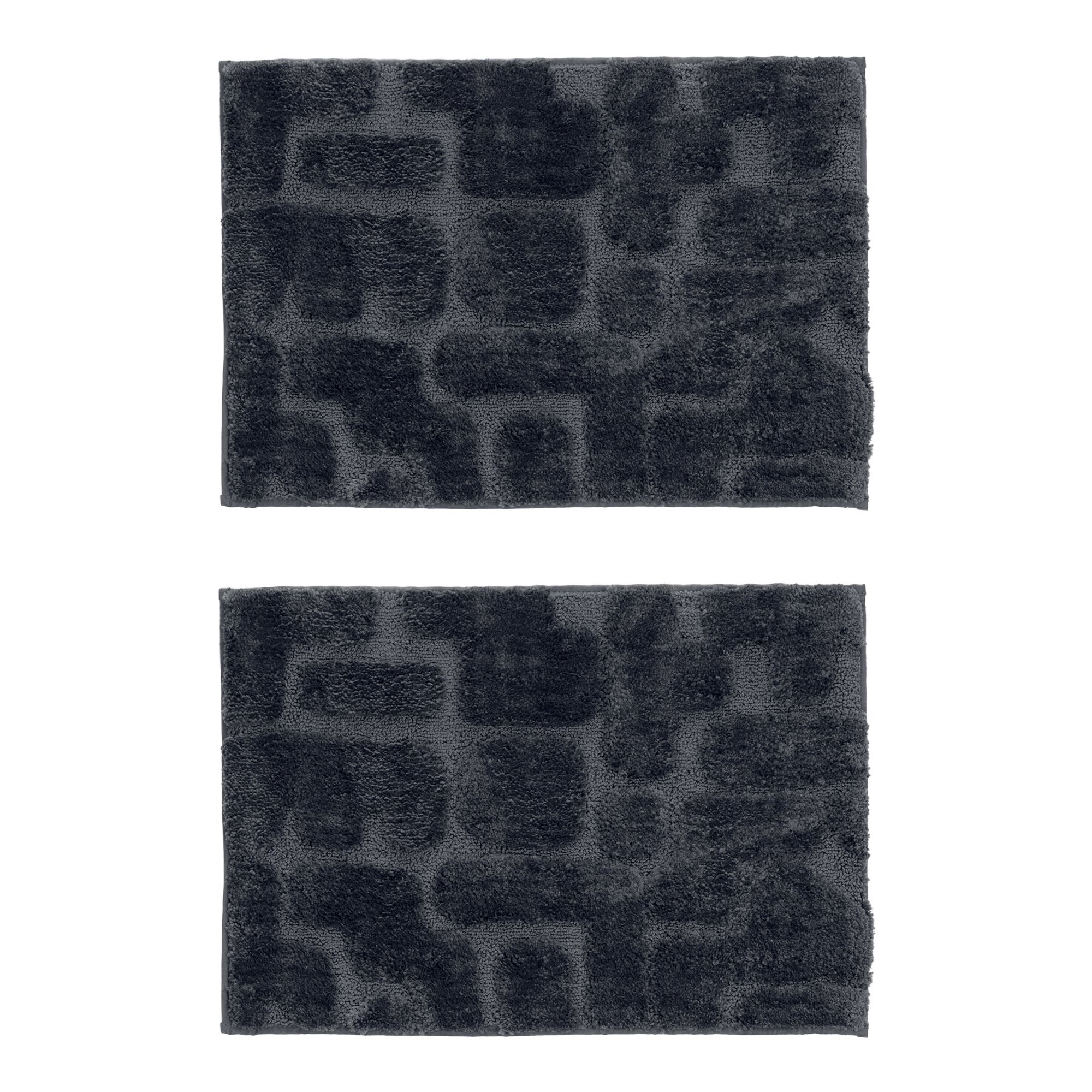 CASA FONDO 2 Fußmatten Hoch-/Tiefstruktur HeiQ-Ausrüstung Samt-Paspel