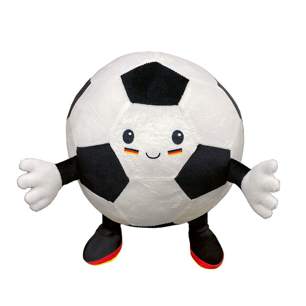 HERDING Deko-Konturenkissen Fußball Ole waschbar Ø ca. 15cm