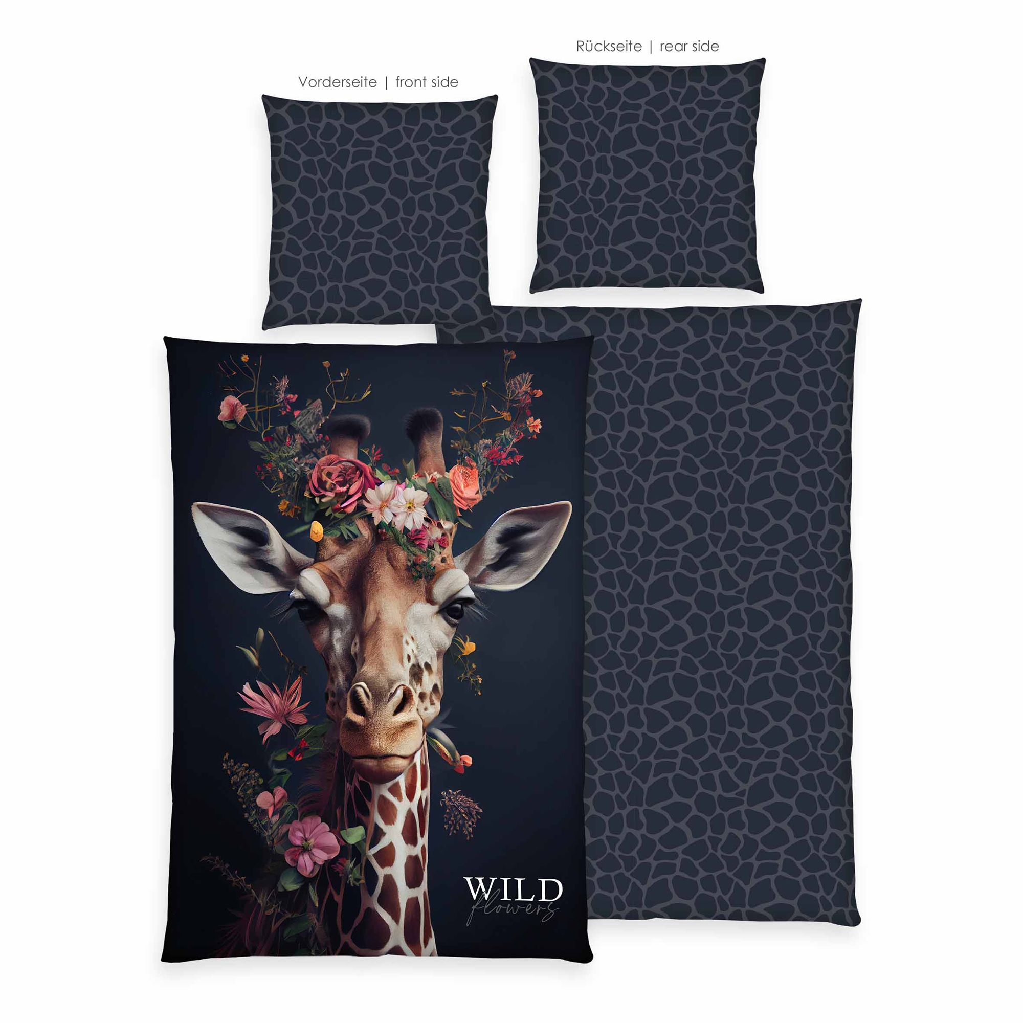 home® Edition by HERDING Bettwäsche Wild Flowers Baumwoll Renforcé Einzelbett, 2tlg.