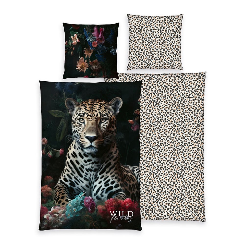 home® Edition by HERDING Bettwäsche Wild Flowers Baumwoll Renforcé Einzelbett, 2tlg.