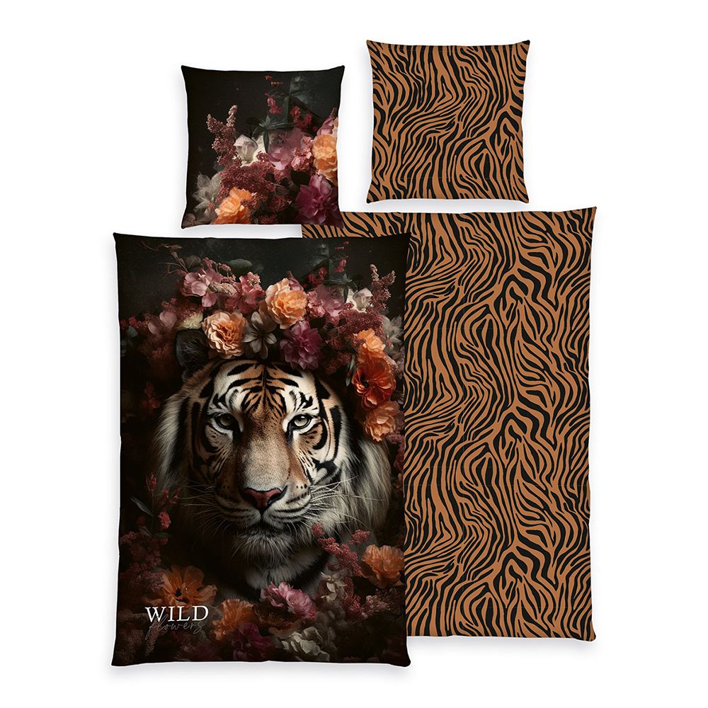 home® Edition by HERDING Bettwäsche Wild Flowers Baumwoll Renforcé Einzelbett, 2tlg.