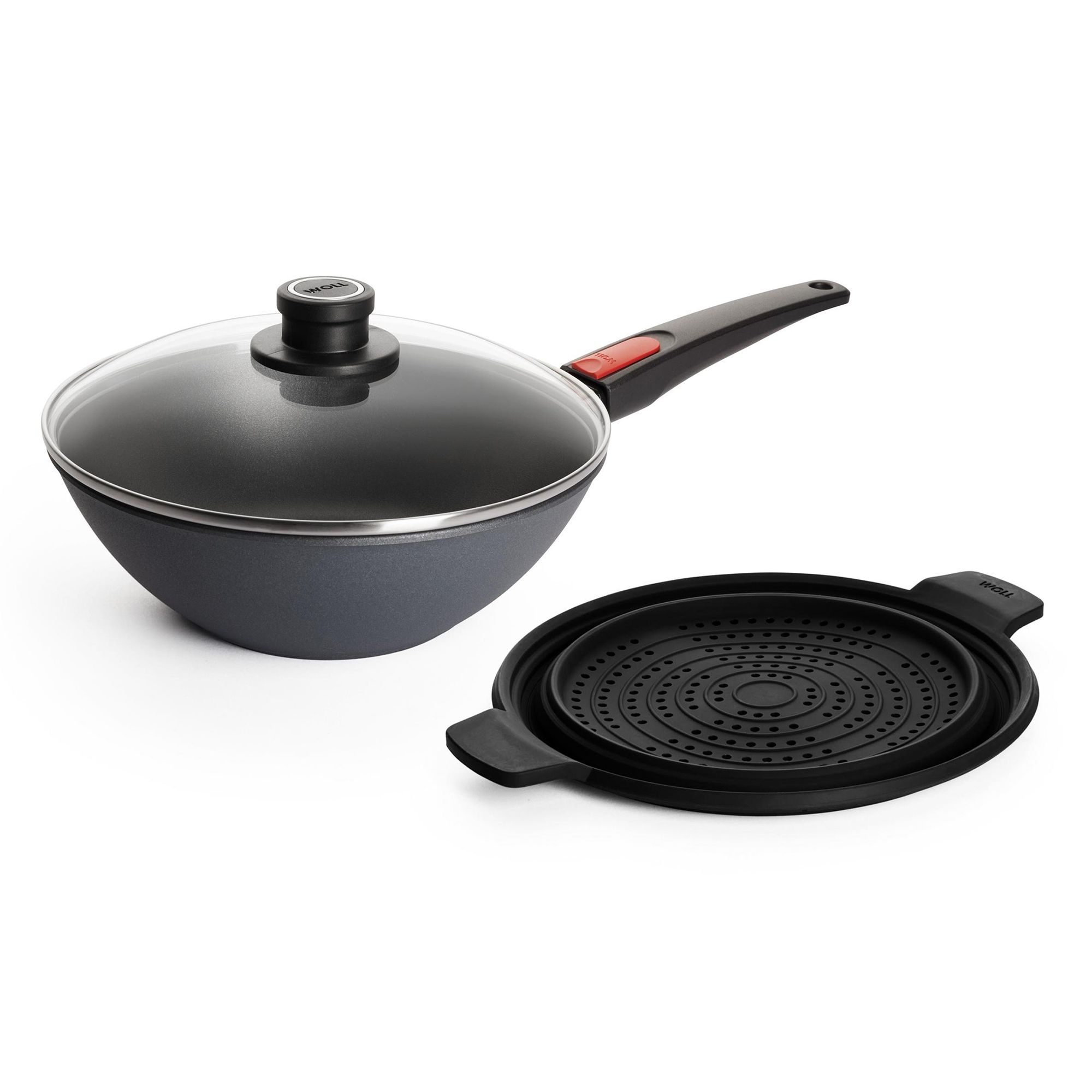  WOLL® Diamond Lite Schwenk- & Rührpfanne Ø 26cm inkl. Siebeinsatz