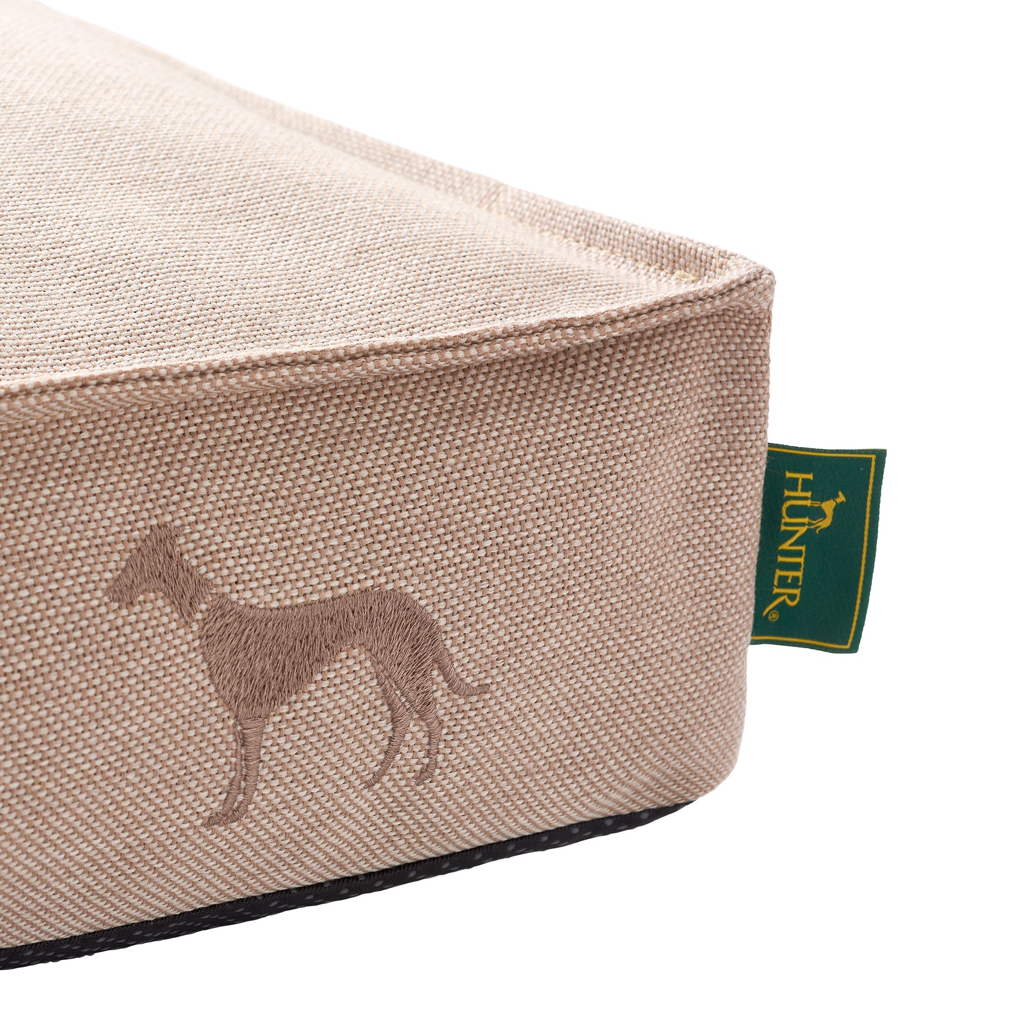 Donut Hundebett & Katzenbett Groß – 50cm, Orthopädisch & Beruhigend, Mit Waschbarem Bezug (weiß)