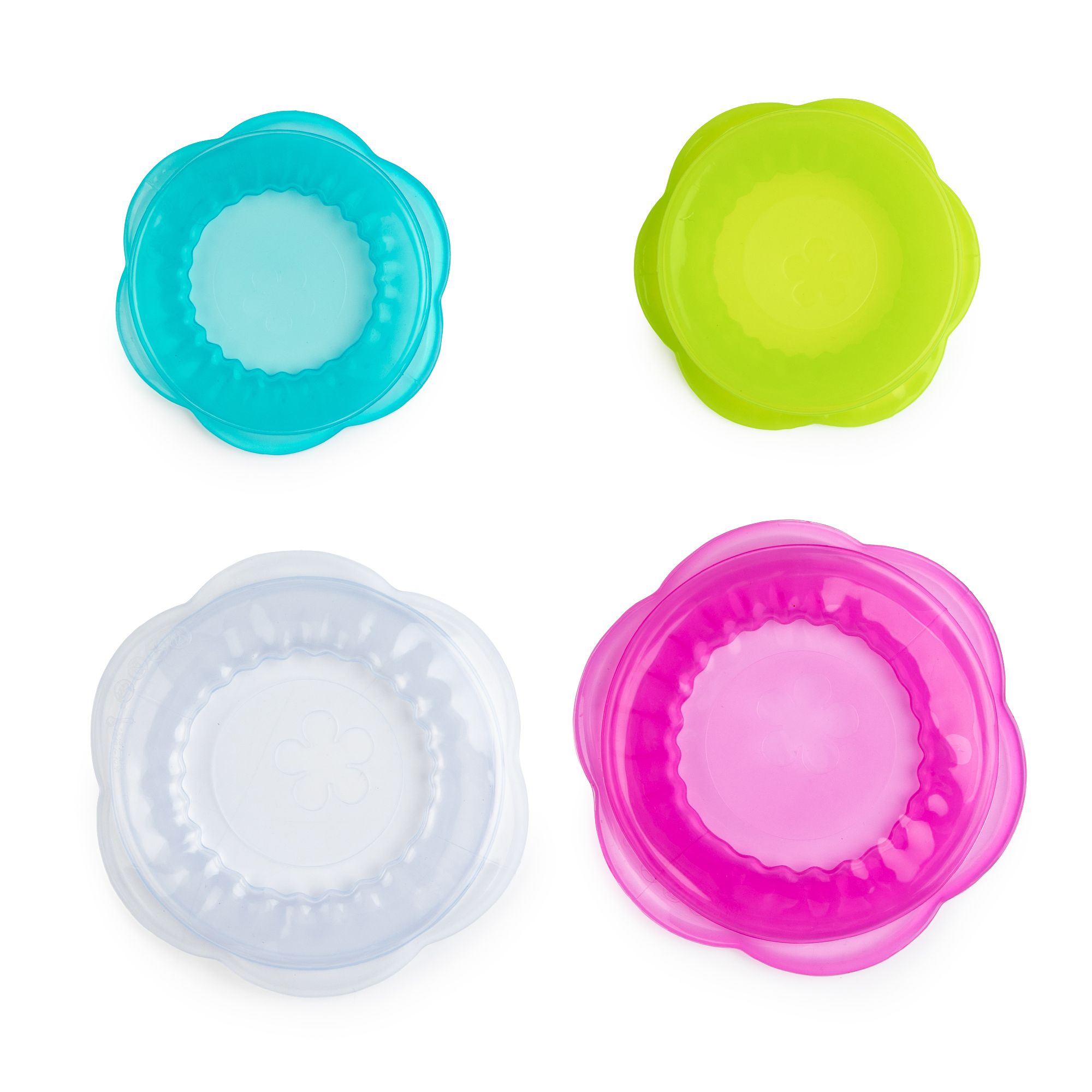 KOCHBLUME® Stretch-ii Frischhaltedeckel 4er Set Farbmix