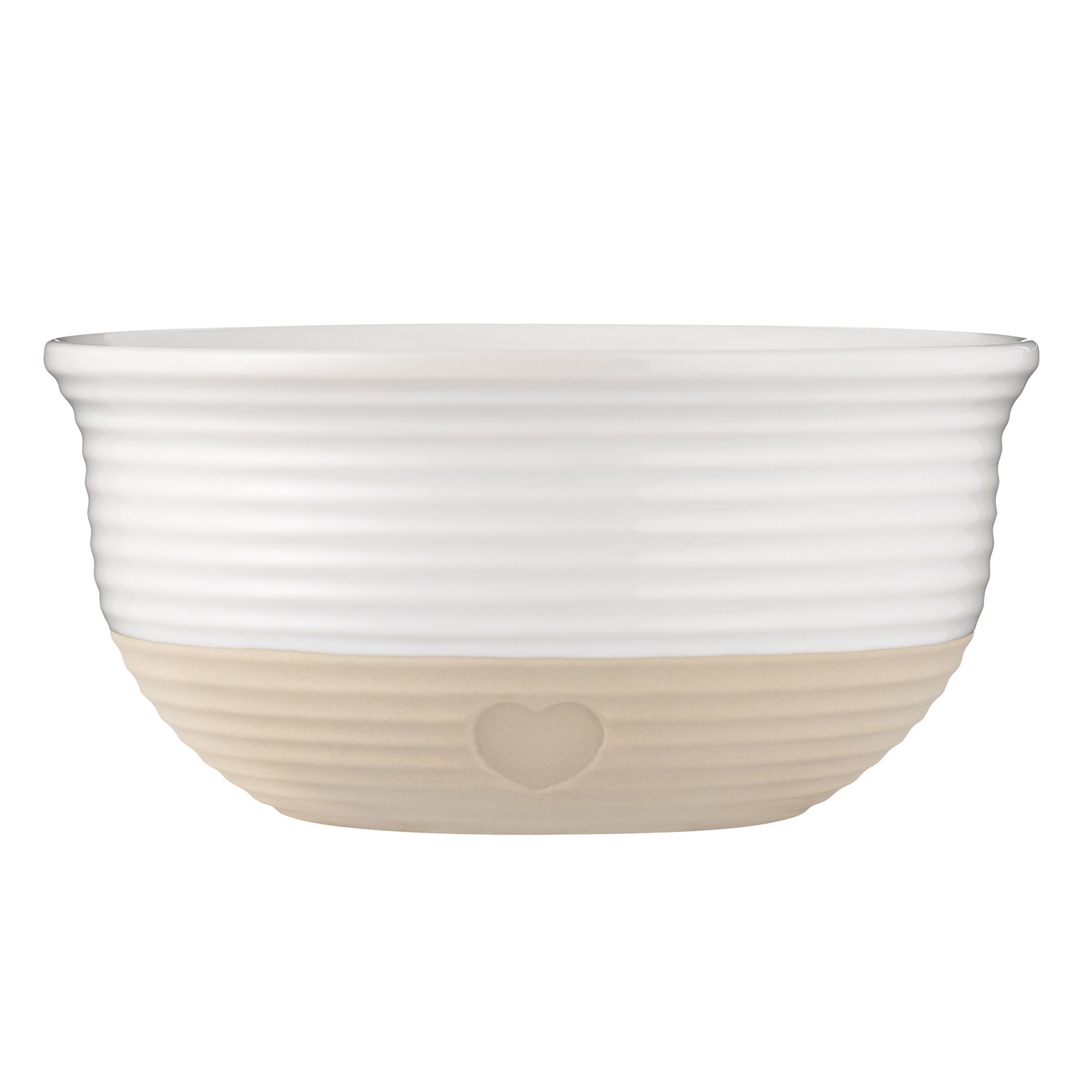 MASON CASH® Rührschüssel Rustik Charm Volumen 3,5 Liter mit Herzmotiv