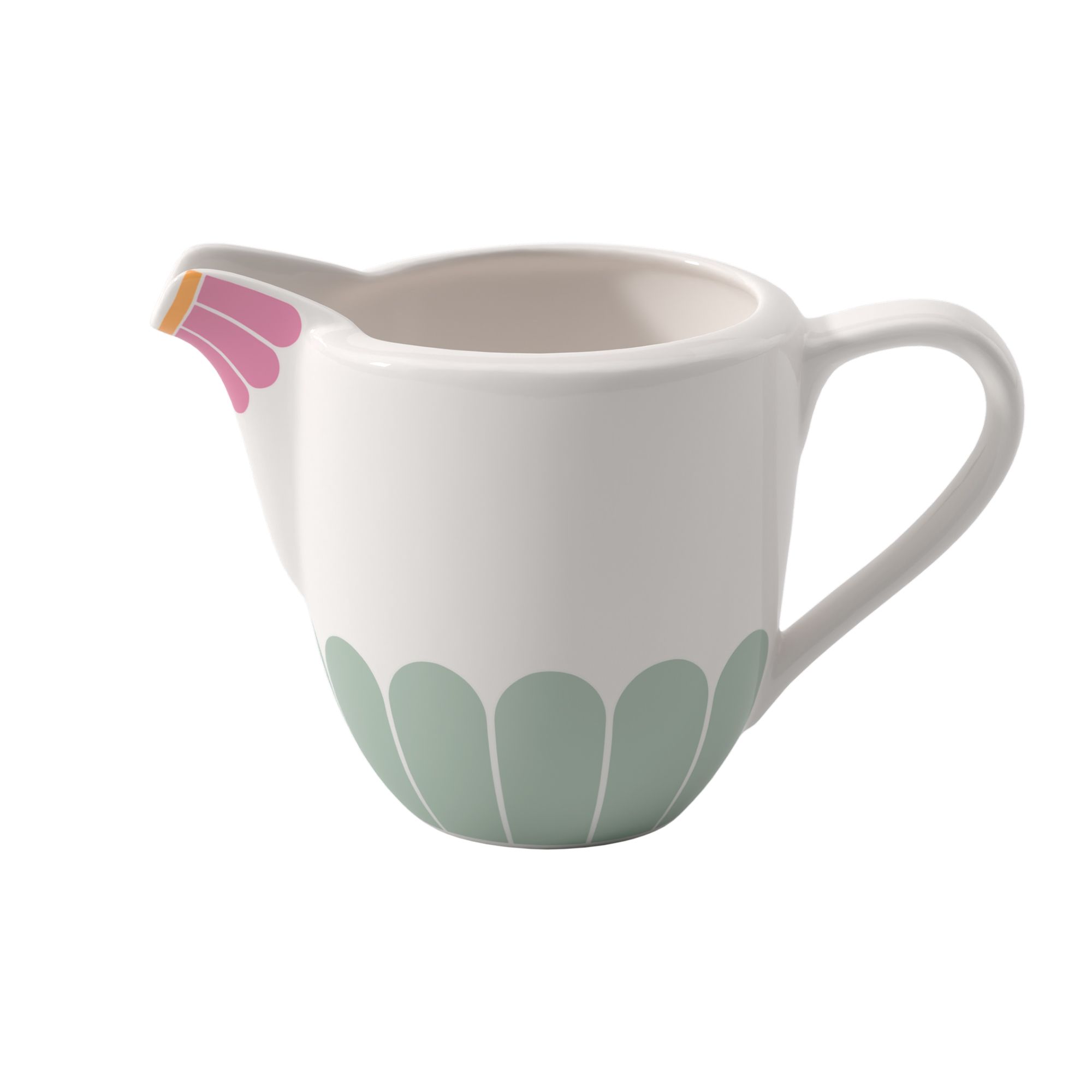 VILLEROY & BOCH Fleur Couleur Milchkännchen mit buntem Blumenmuster 13,5x8x9 cm