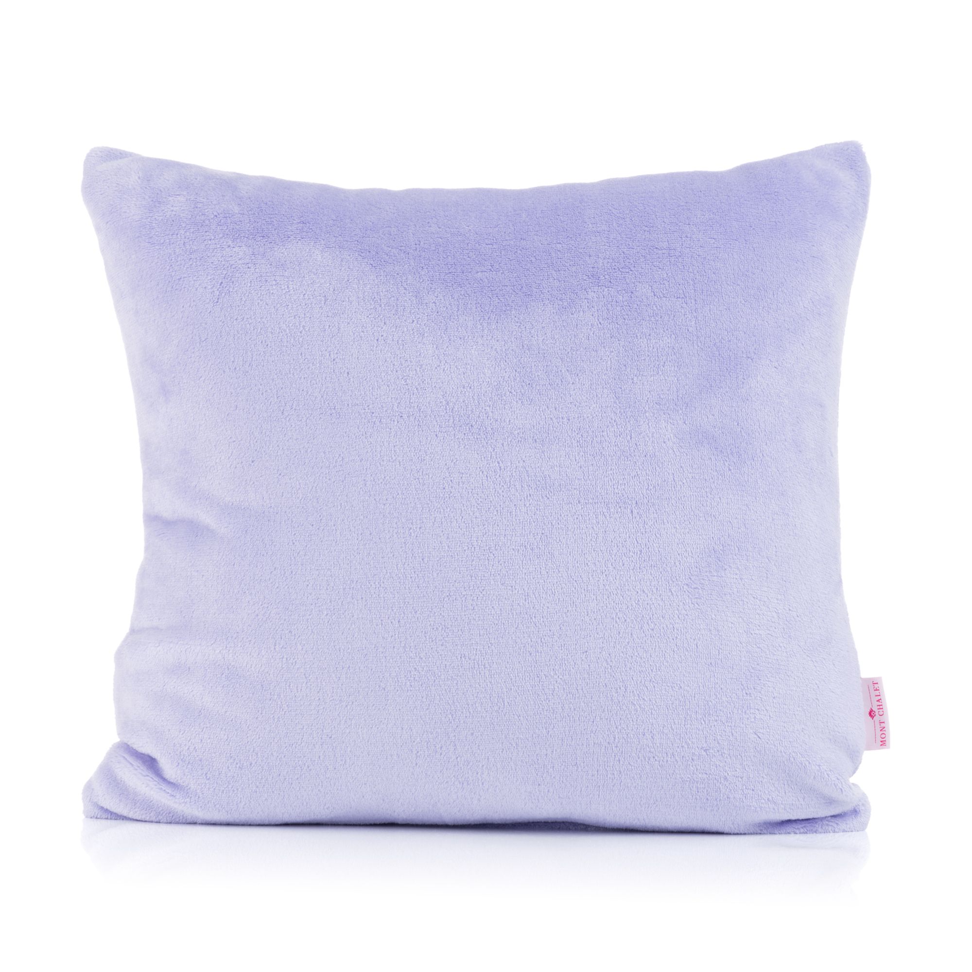 MONT CHALET 1 Kissenbezug uni Mikrofaser Chinchilla Reißverschluss