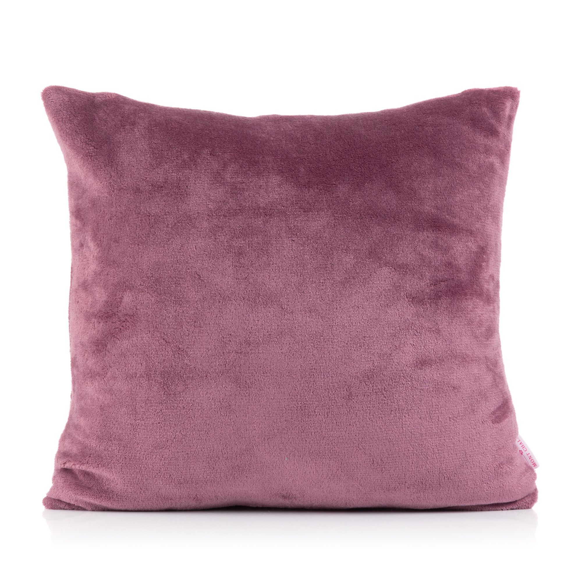 MONT CHALET 1 Kissenbezug uni Mikrofaser Chinchilla Reißverschluss