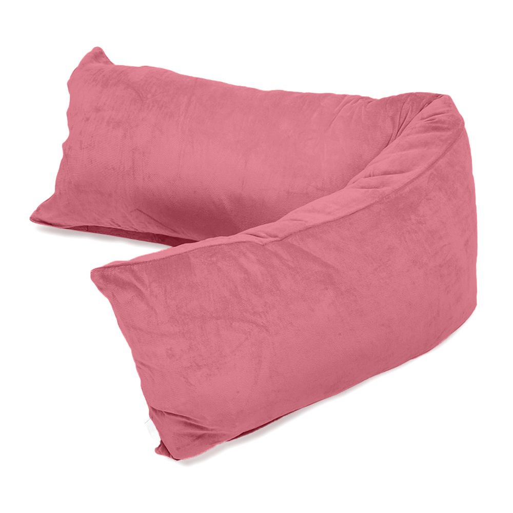 WINTERENGEL Premium Seitenschläferkissen- Bezug uni MF Premium Flanell ca. 40x140cm