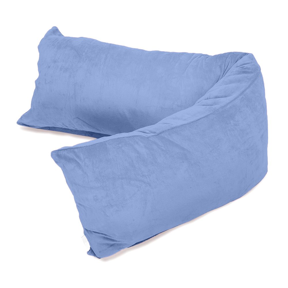 WINTERENGEL Premium Seitenschläferkissen- Bezug uni MF Premium Flanell ca. 40x140cm