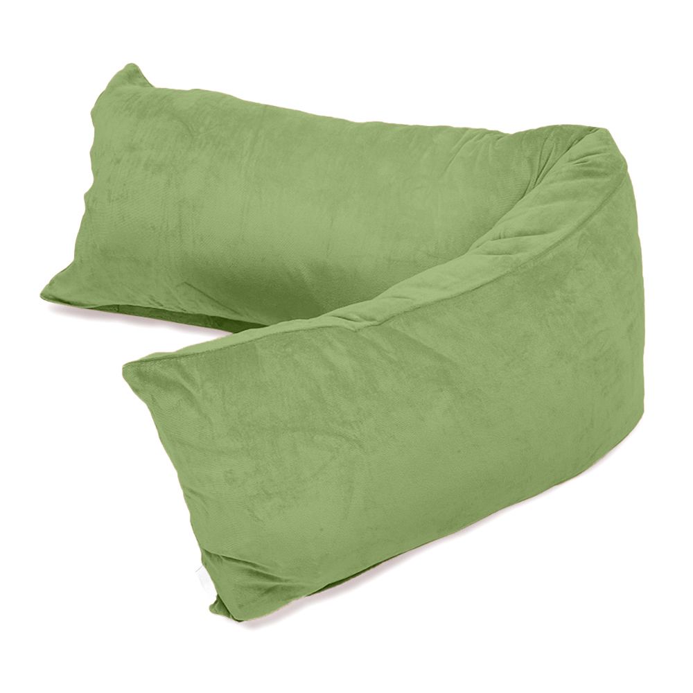 WINTERENGEL Premium Seitenschläferkissen- Bezug uni MF Premium Flanell ca. 40x140cm