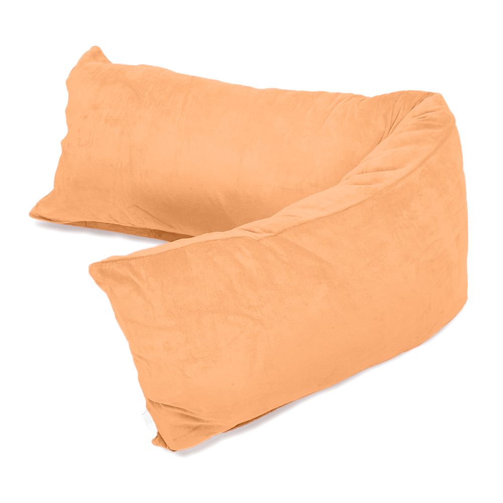 WINTERENGEL Premium Seitenschläferkissen- Bezug uni MF Premium Flanell ca. 40x140cm