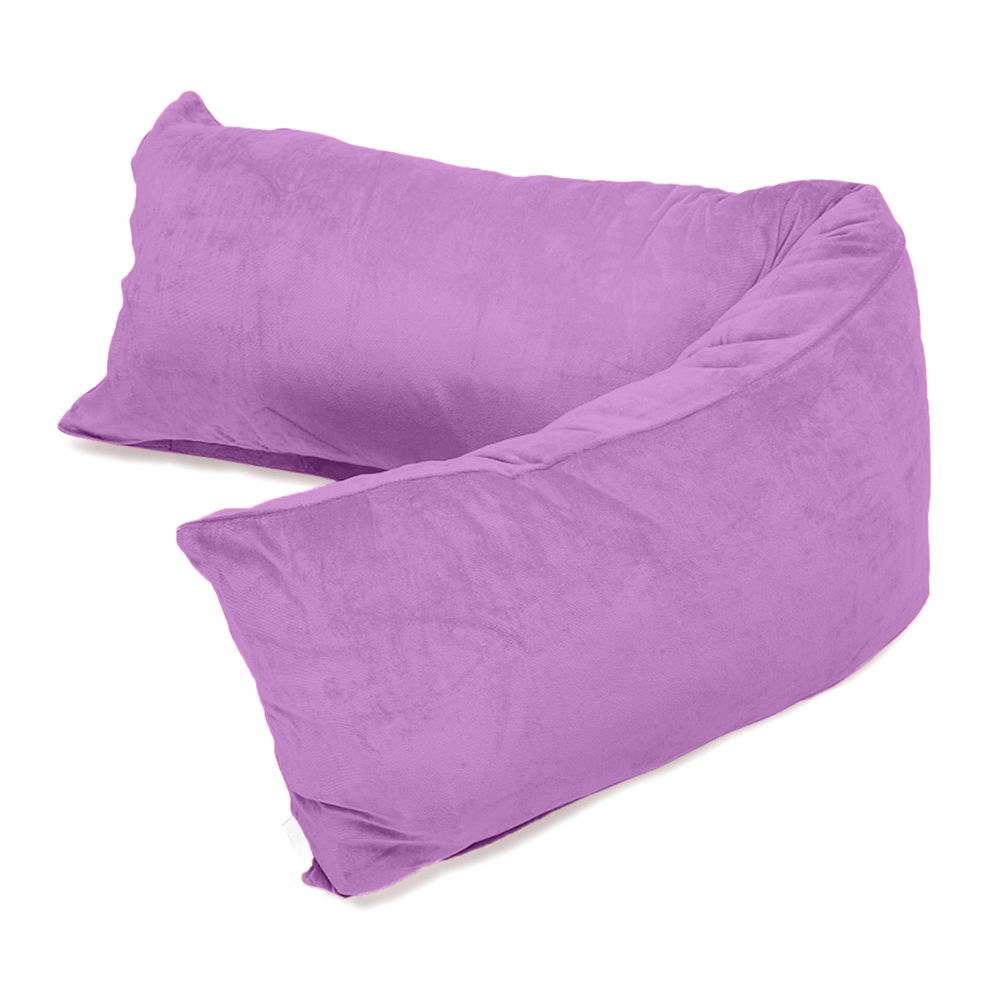 WINTERENGEL Premium Seitenschläferkissen- Bezug uni MF Premium Flanell ca. 40x140cm