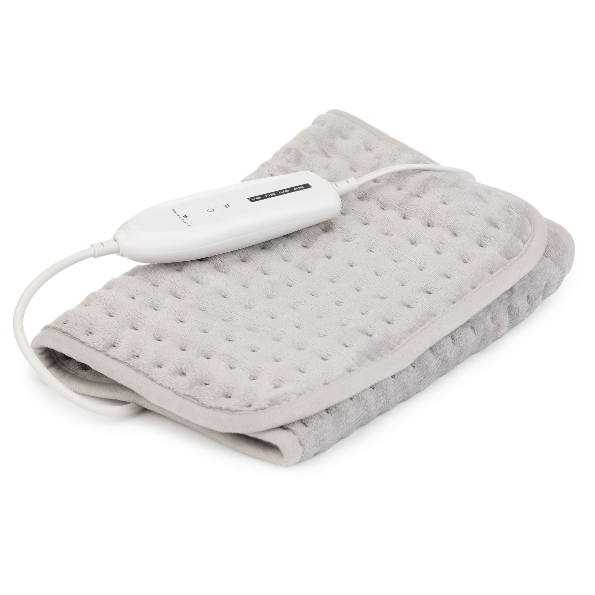 MONT CHALET Heizmatte Mikrofaser Chinchilla uni, 4 Heizstufen 1,5h-Timer, 30x60cm