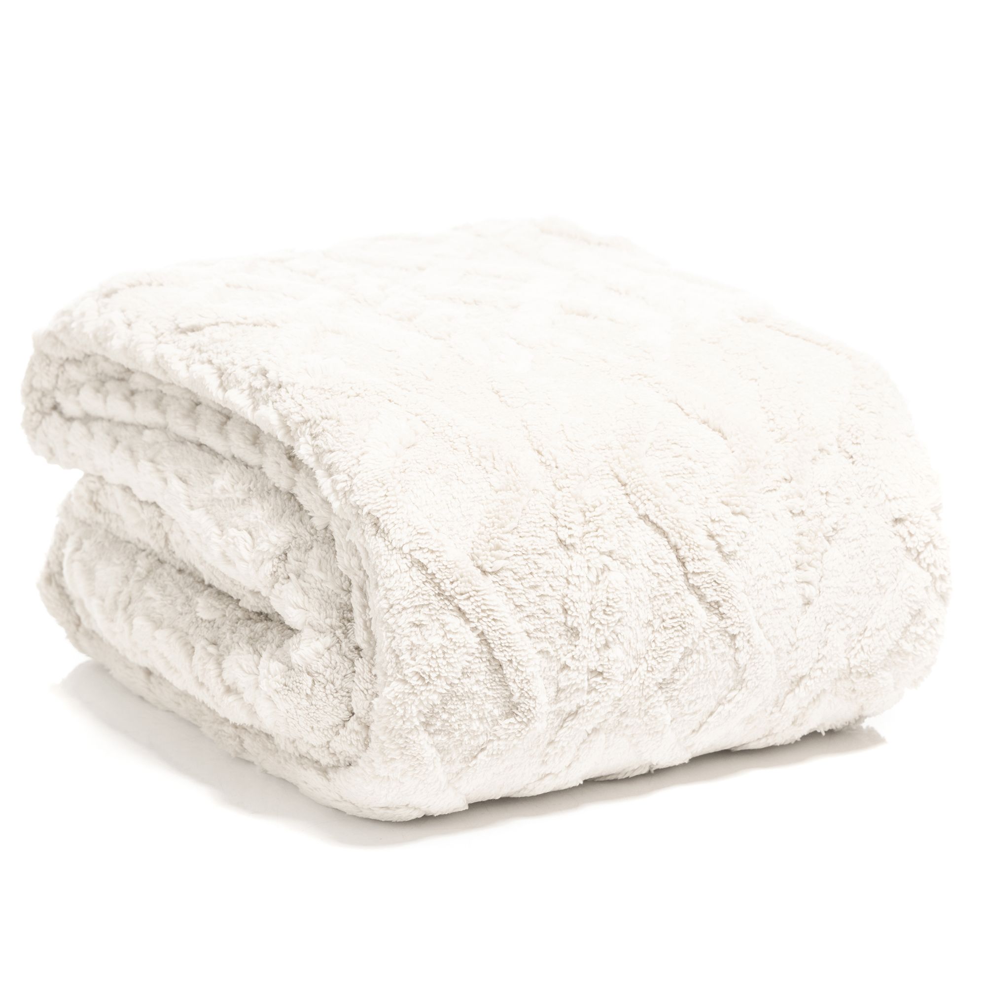 COZEE HOME Wendeplaid Jacquard-Design Mikrofaser Plüsch waschbar, 150x200cm