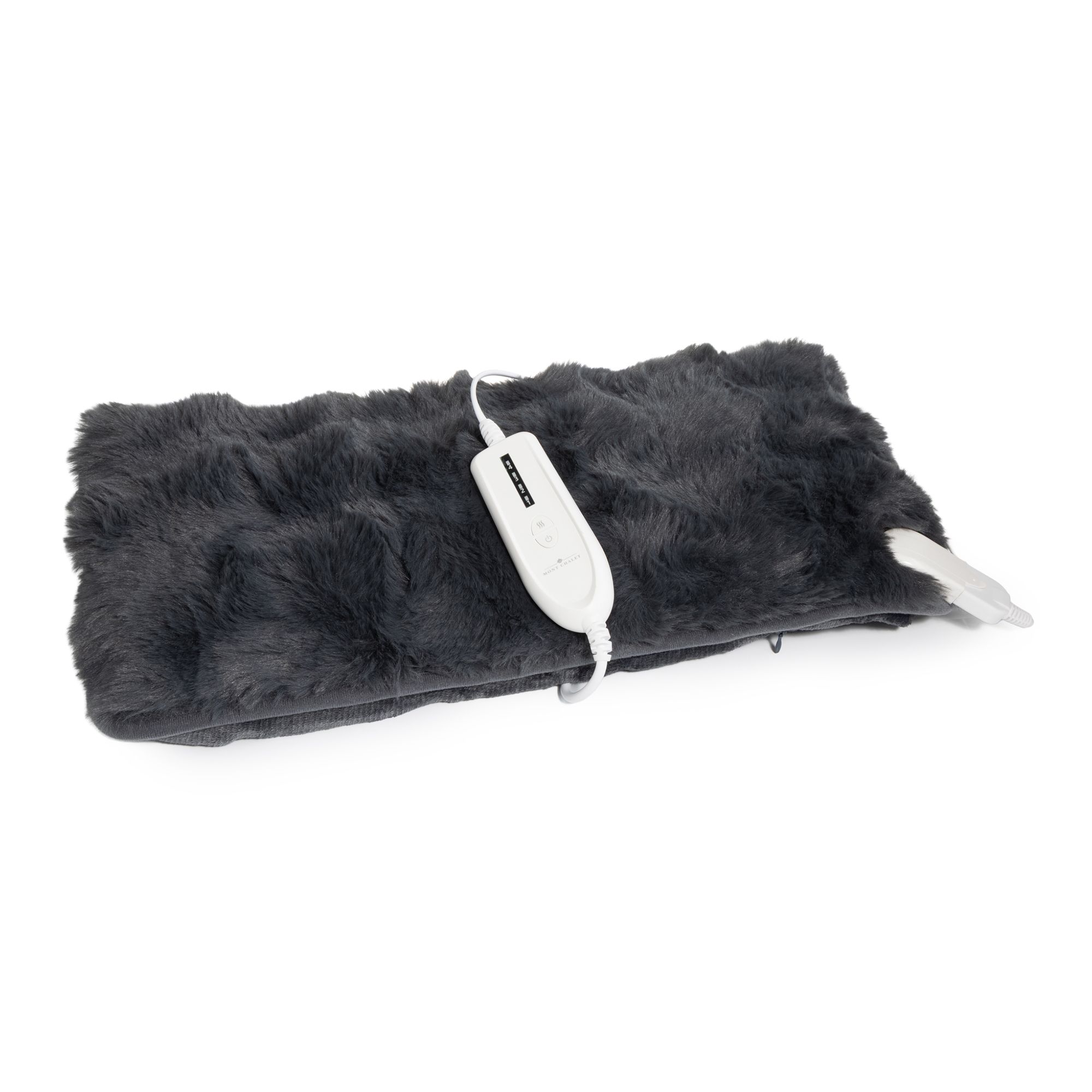 MONT CHALET Heizkissen 30x60cm Fell-Optik 4 Heizstufen 1,5h-Timer, waschbar