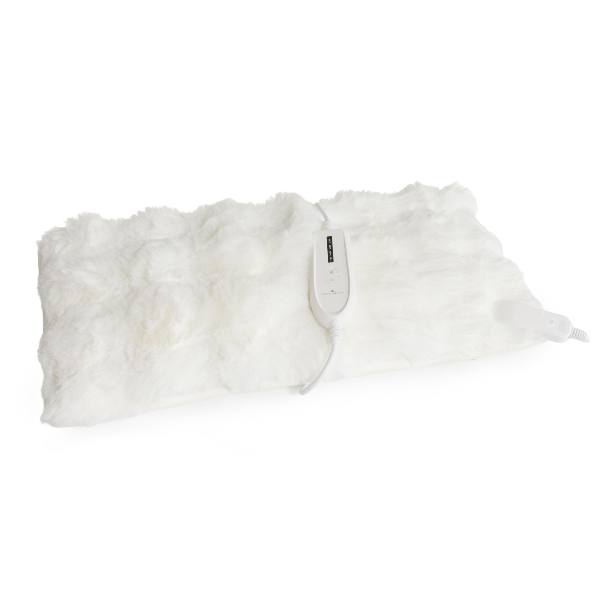 MONT CHALET Heizkissen 30x60cm Fell-Optik 4 Heizstufen 1,5h-Timer, waschbar