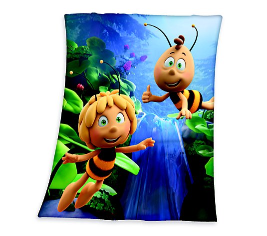 Die Biene Maja Soft Fleecedecke 100% Polyester ca. 130x160cm