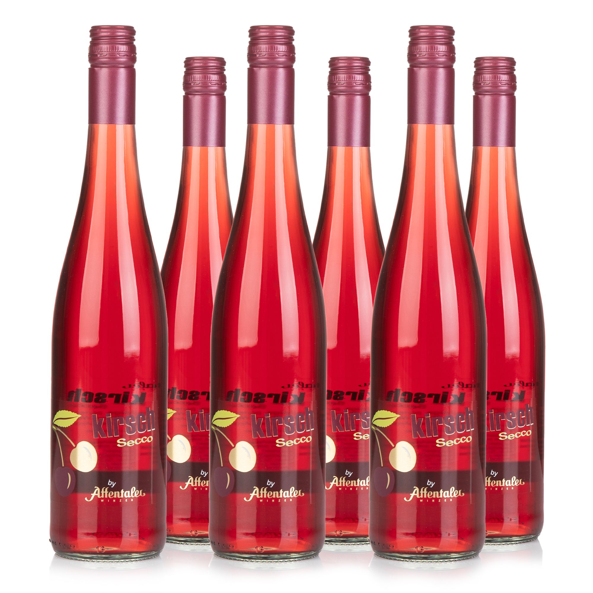 AFFENTALER WEIN Kirsch Secco fruchtig duftend 6 Flaschen à 0,75l exklusiv bei QVC