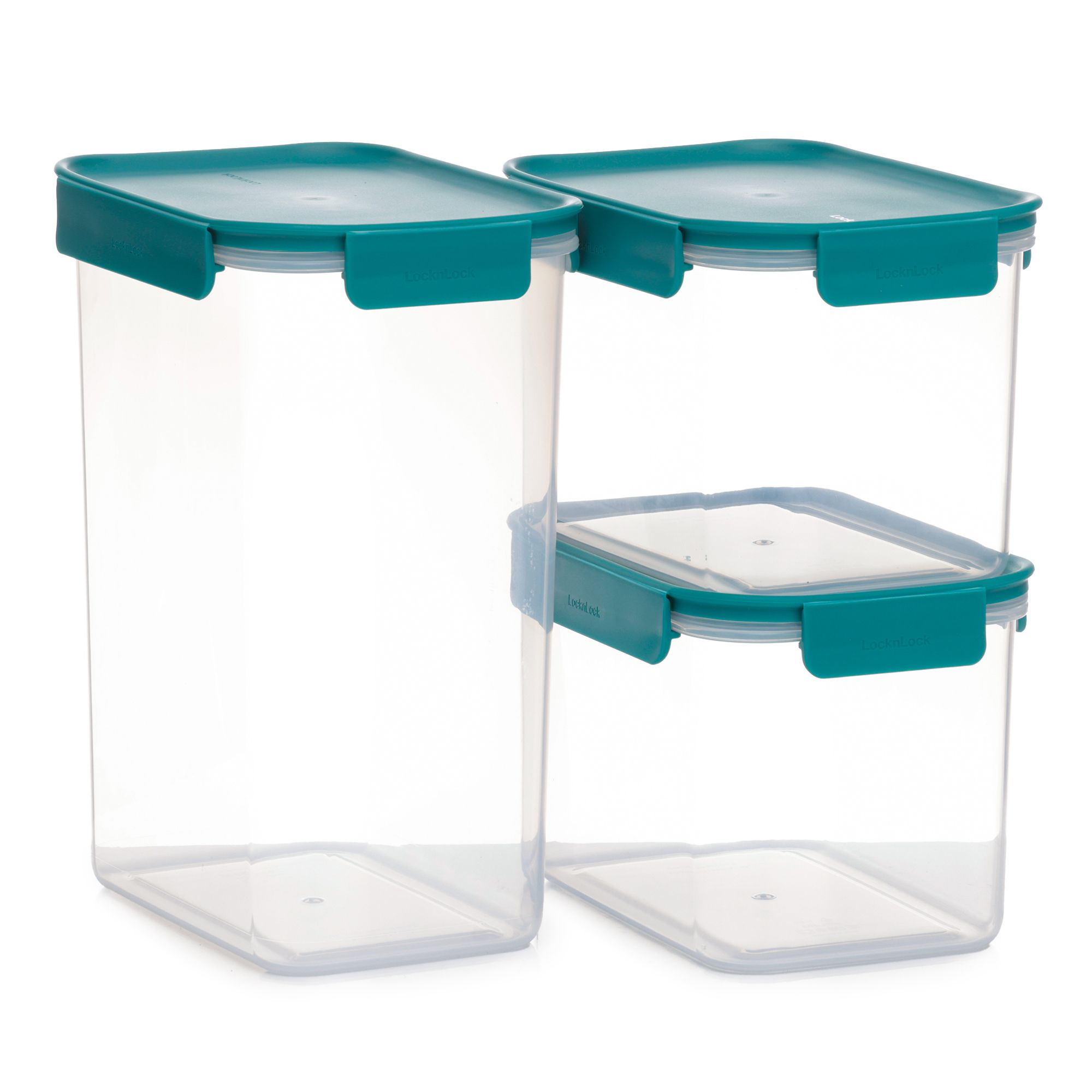 LocknLock 3 Frischhaltedosen Classic Plus 2x 2,0L und 1x 4,0L Gesamtvolumen 8,0L