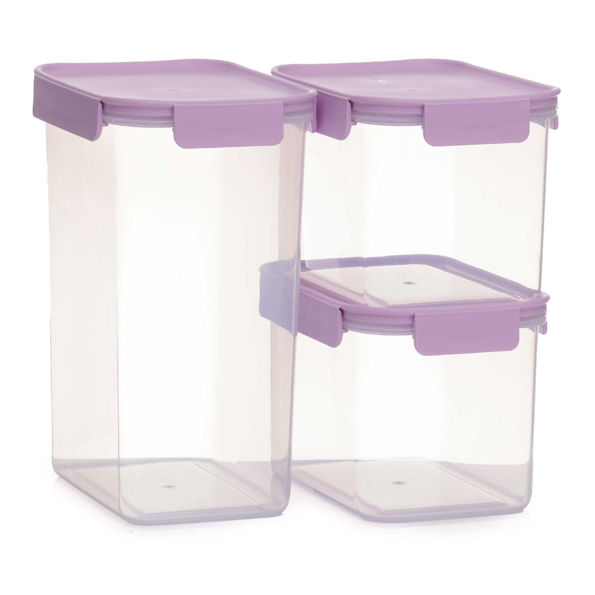 LocknLock 3 Frischhaltedosen Classic Plus 2x 2,0L und 1x 4,0L Gesamtvolumen 8,0L