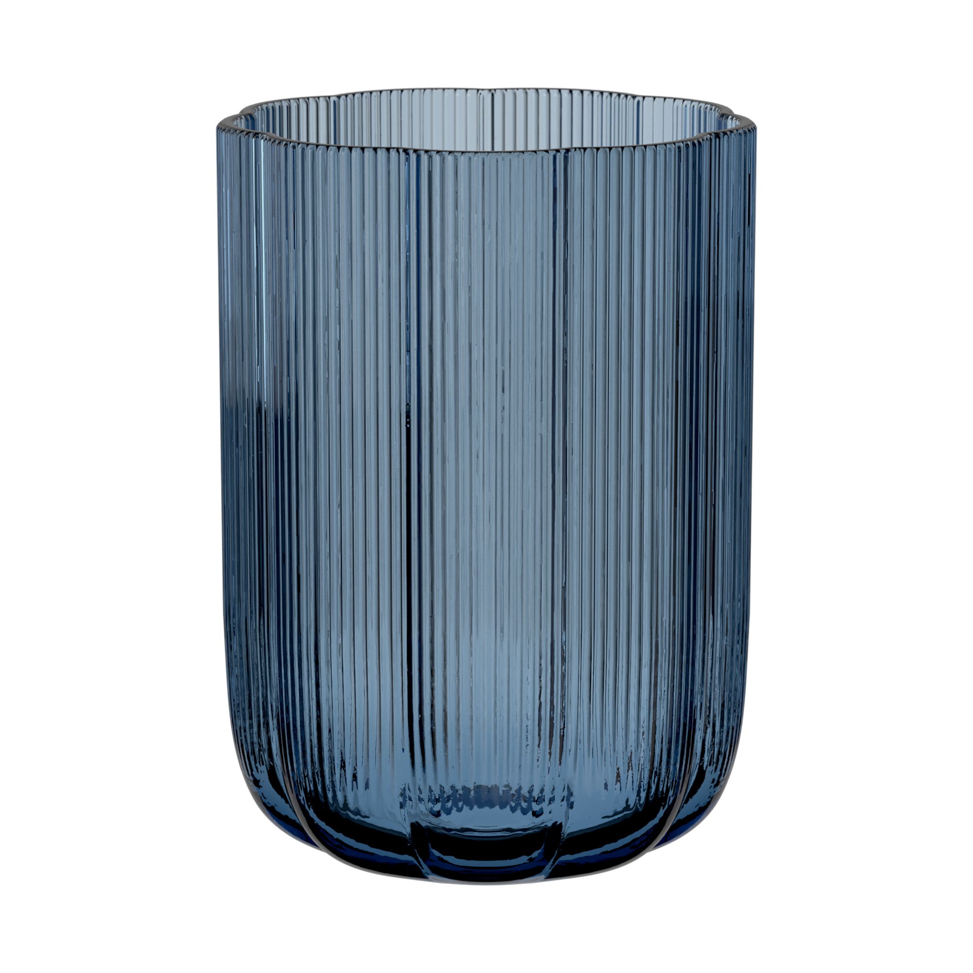 VILLEROY & BOCH Fleur bleu mundgeblasene & handgefertigte Vase 22,5cm