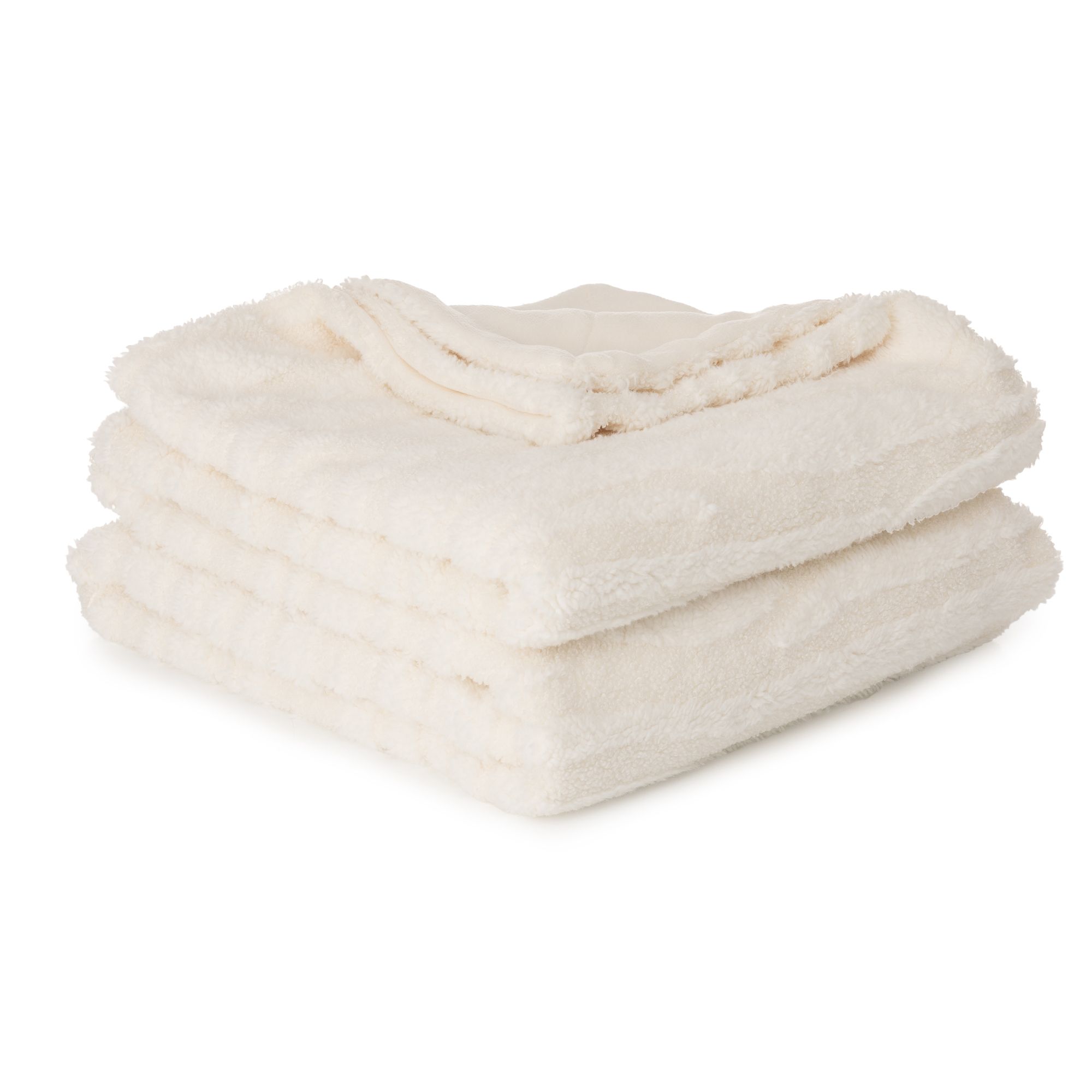 COZEE HOME Wendeplaid Schneetiger Teddy Bouclé waschbar, 150x200cm