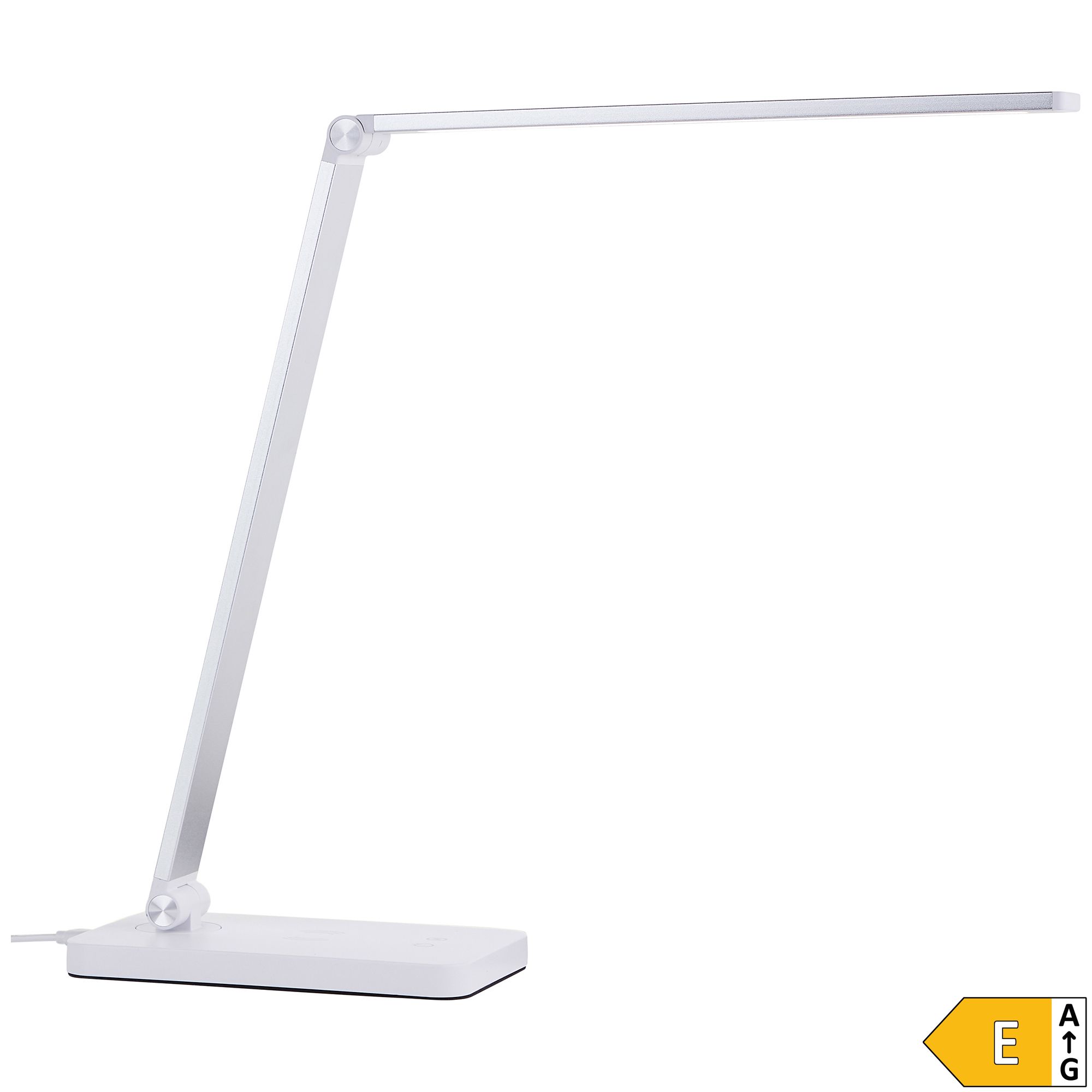 BRILLIANT LED Tischleuchte Florence 3-stufig dimmbar Wireless-Charging, Energieeffizienzklasse E