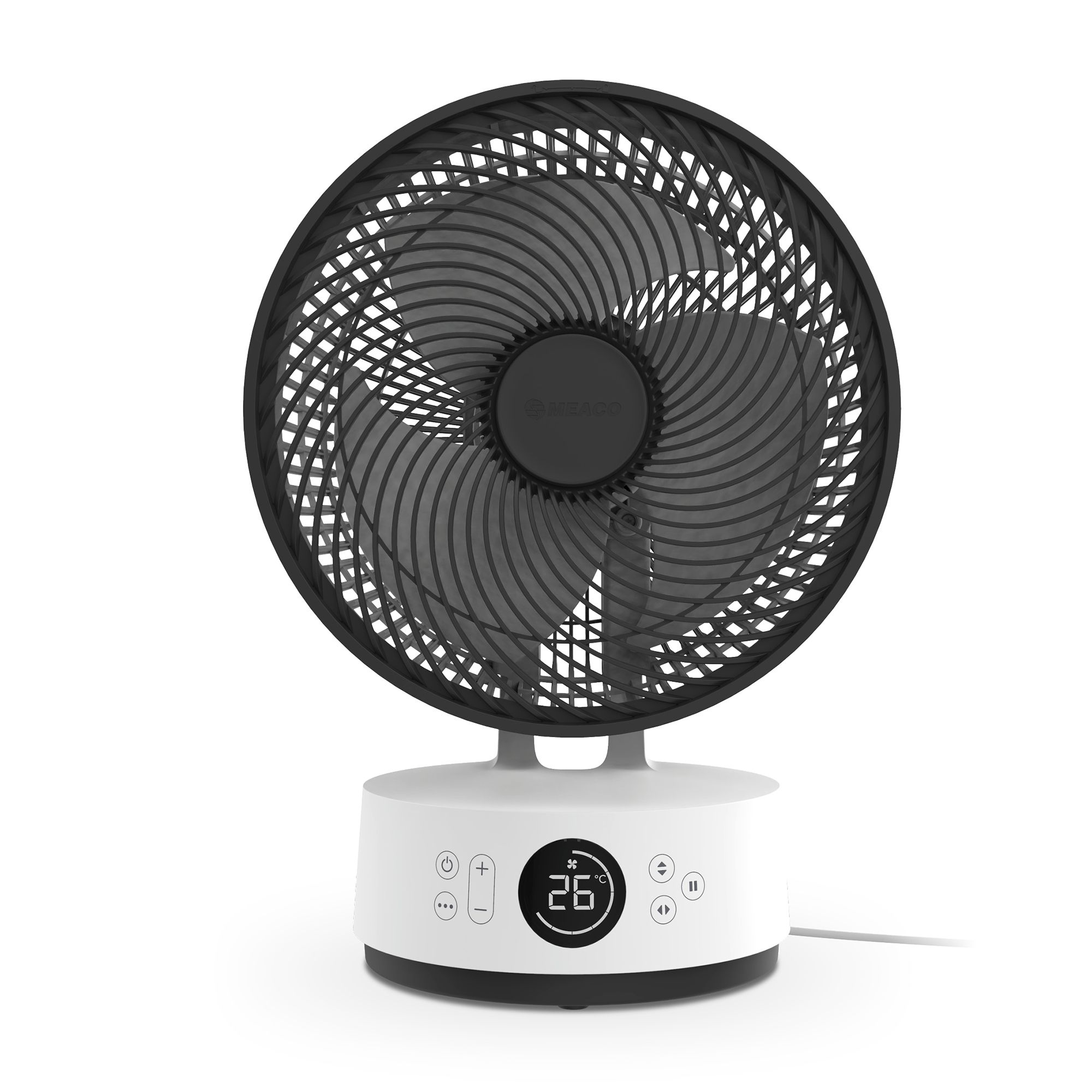 MEACO Sefte 10 Tischventilator 12 Geschwindigkeiten Räume bis 50m²