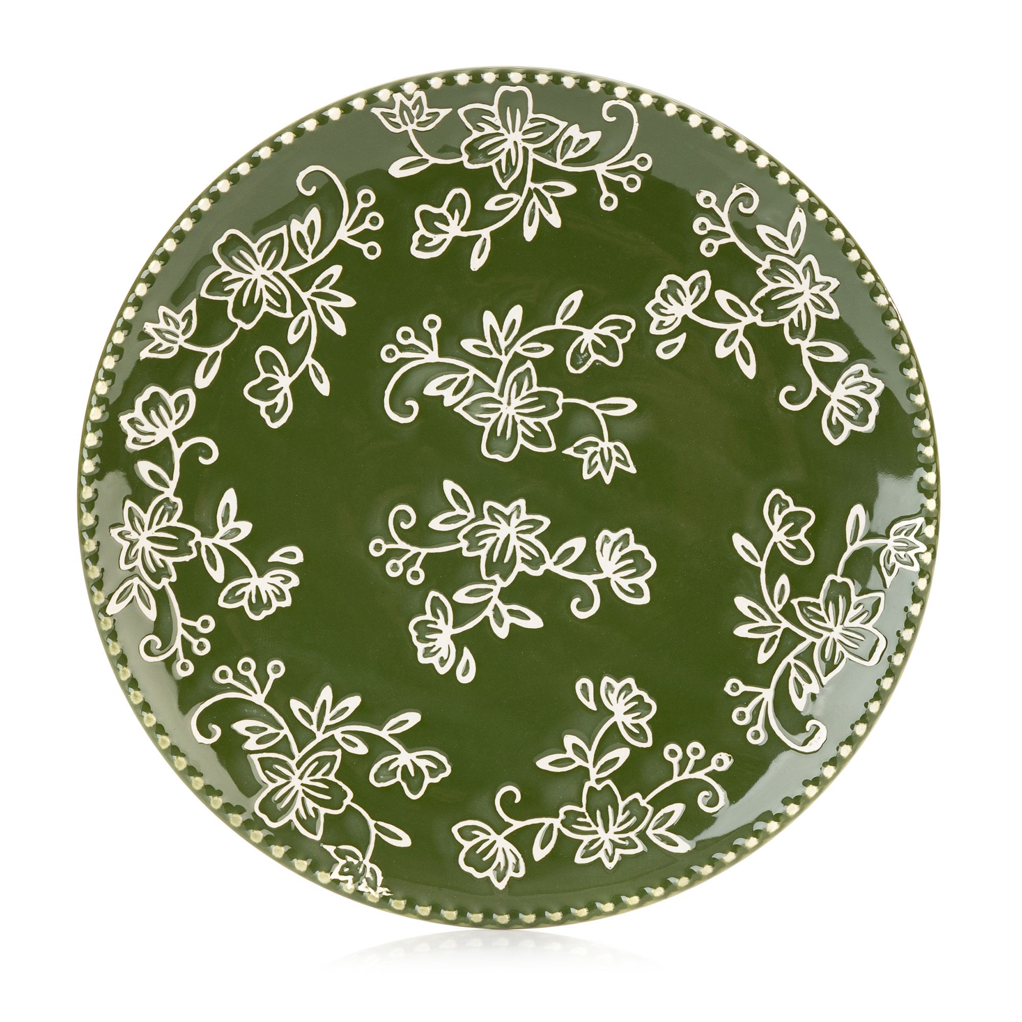 TEMP-TATIONS Dessertteller-Set Floral Lace Keramik, 6tlg.