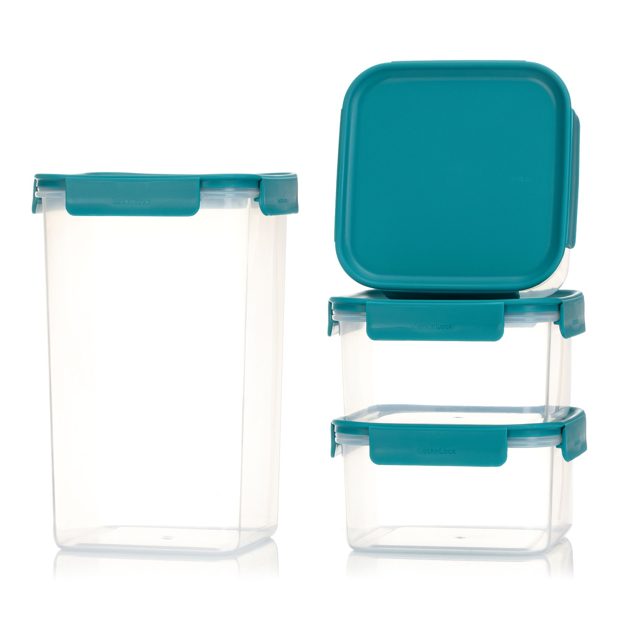 LocknLock 4 Frischhaltedosen Classic Plus 3x 1,25L und 1x 4,0L Gesamtvolumen 7,75L
