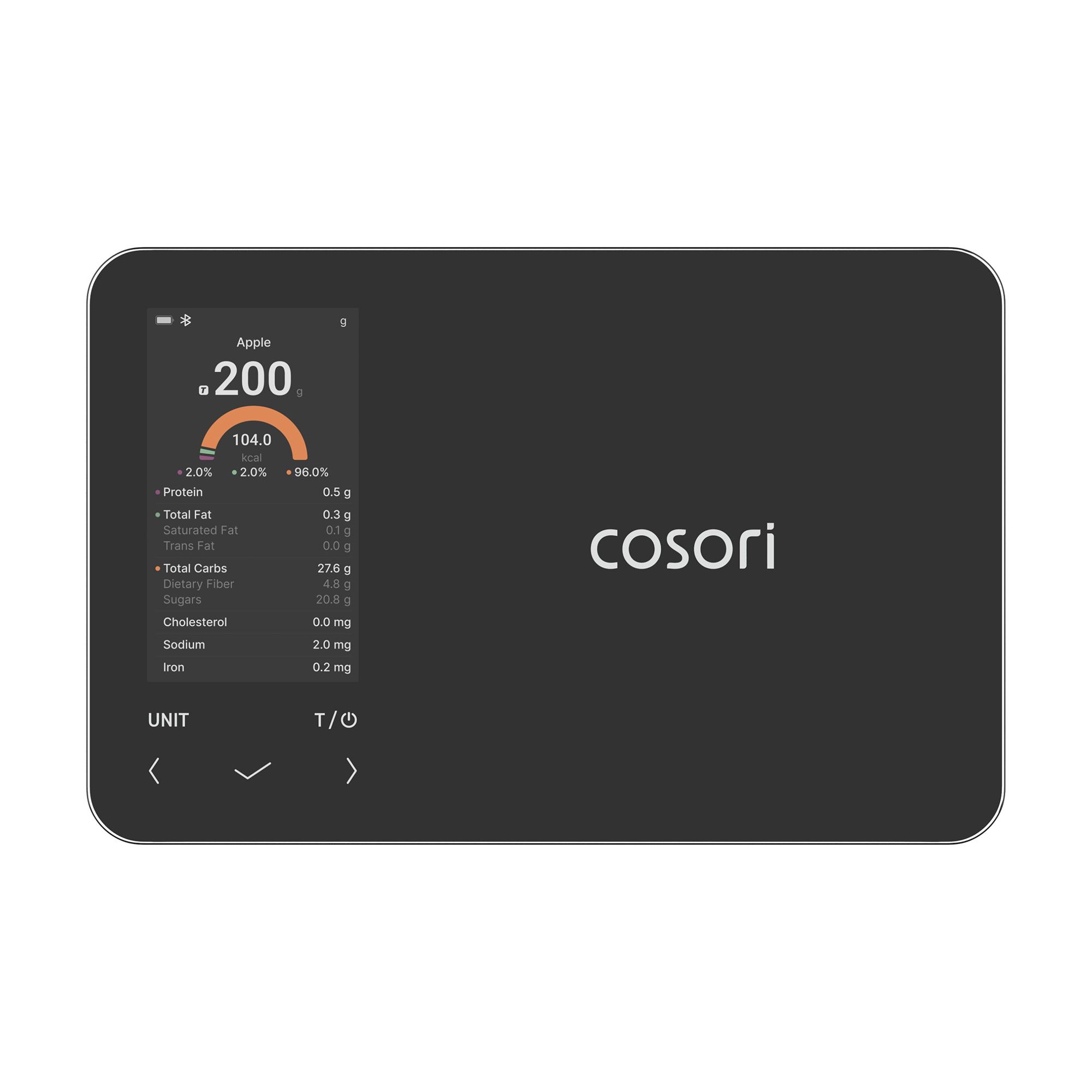 COSORI CNS-R001S-X Smarte Küchenwaage Ernährungswaage max. Traglast 5kg