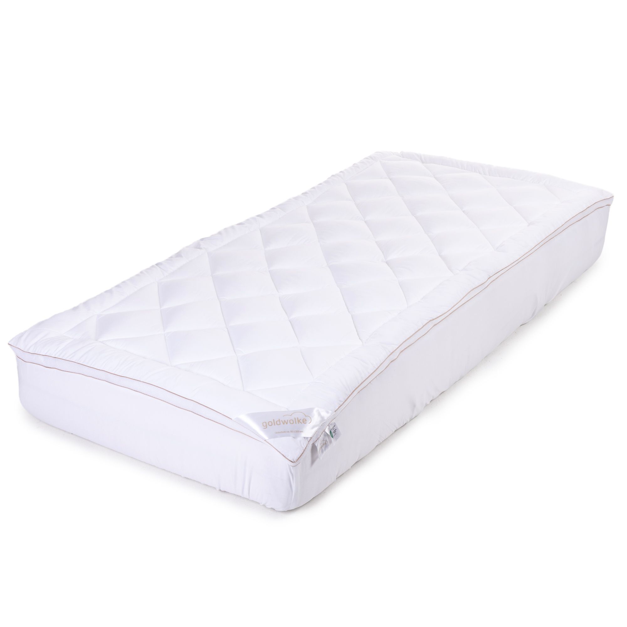 GOLDWOLKE Unterbett HeiQ Smart-Ausrüstung neue Füllung f.Allergiker geeignet