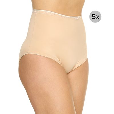 B-Ware LITTLE ROSE 5 Maxislips Mikrofasermischung Jacquard im Bund