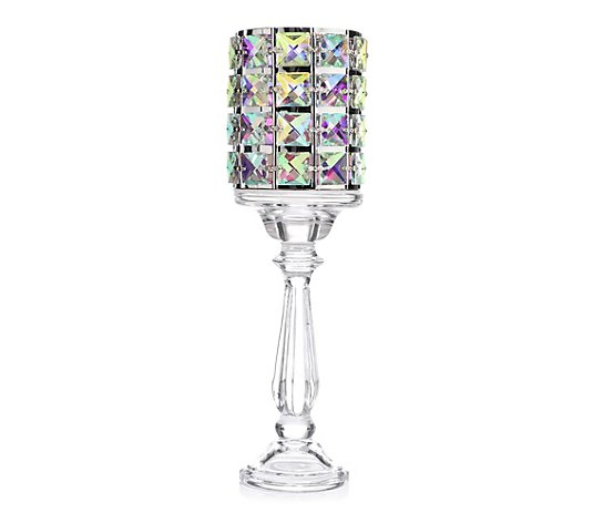 B-Ware LUMIDA Xmas LED-Dekoration Kristall-Design inkl. Glasständer