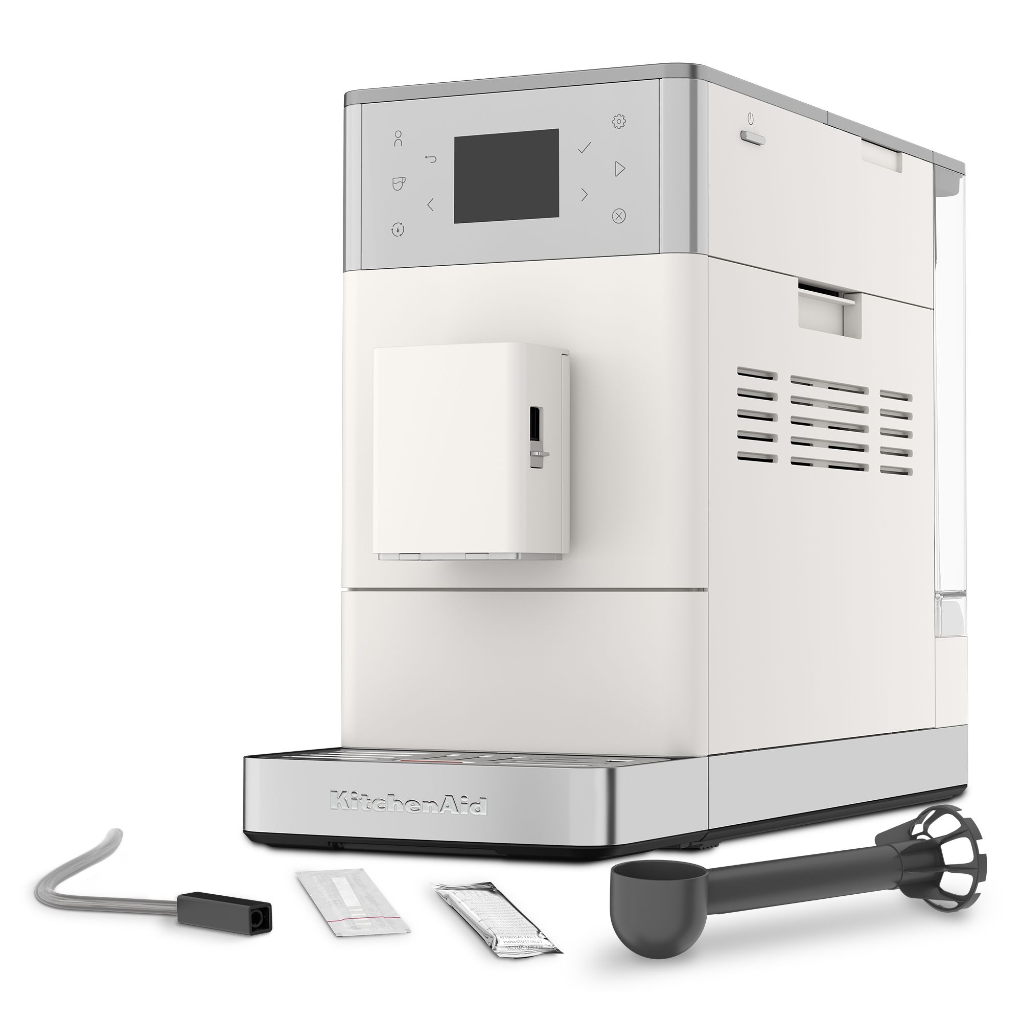 KITCHENAID® KF3 Kaffeevollautomat Eiskaffee-Funktion Quiet Mark-Mahlwerk inkl. Milchbehälter