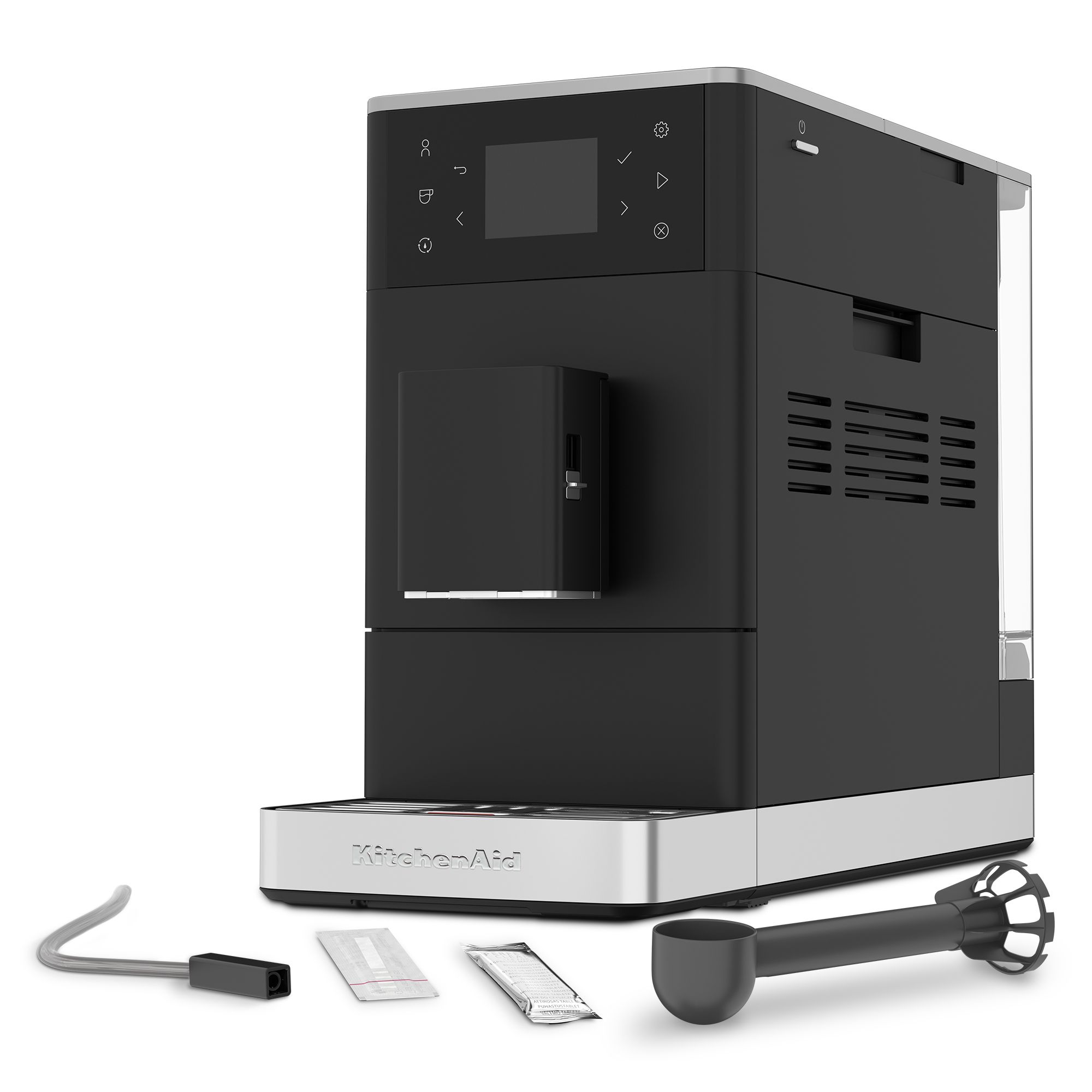 KITCHENAID® KF3 Kaffeevollautomat Eiskaffee-Funktion Quiet Mark-Mahlwerk inkl. Milchbehälter