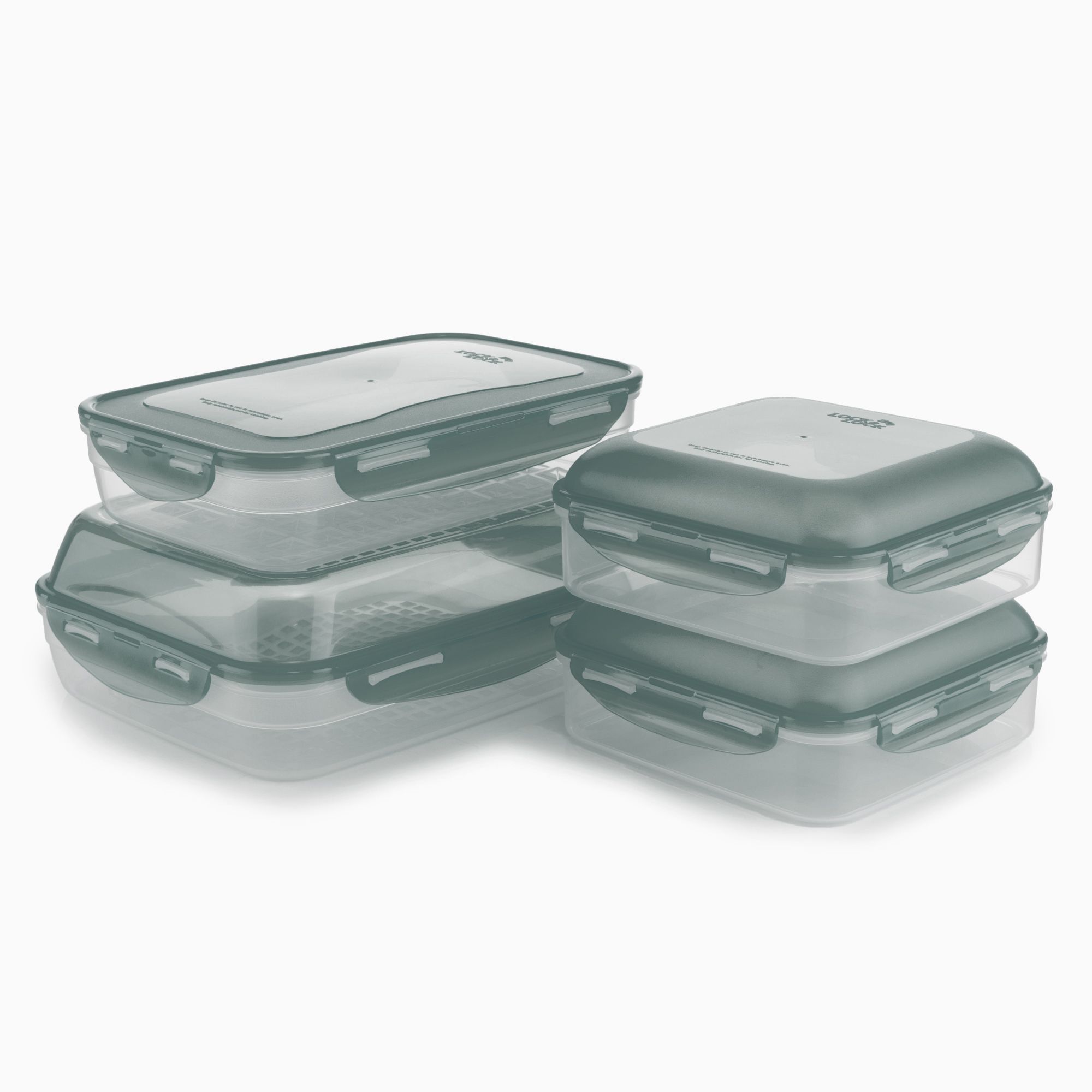 LocknLock 4 Frischhaltedosen zum Marinieren 1,7L-3,2L Gesamtvolumen 9L