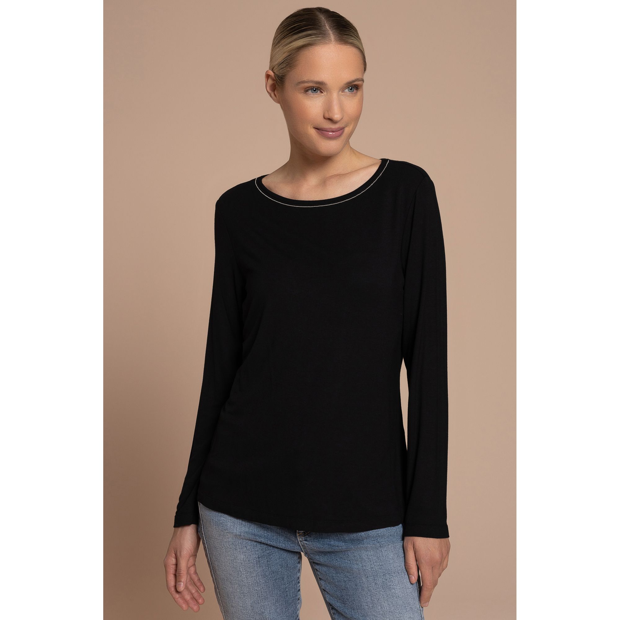 B-Ware STEFFEN SCHRAUT Shirt, 1/1-Arm Rundhalsausschnitt mit Ketten-Detail